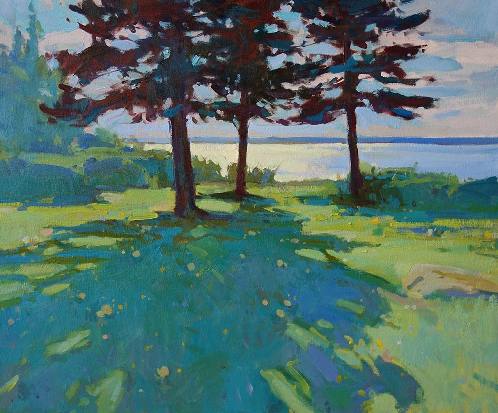 Colin Page
Long Shadows
oil on canvas, 20x24"
Aquired 2020. Photo Courtesy of Page Gallery.