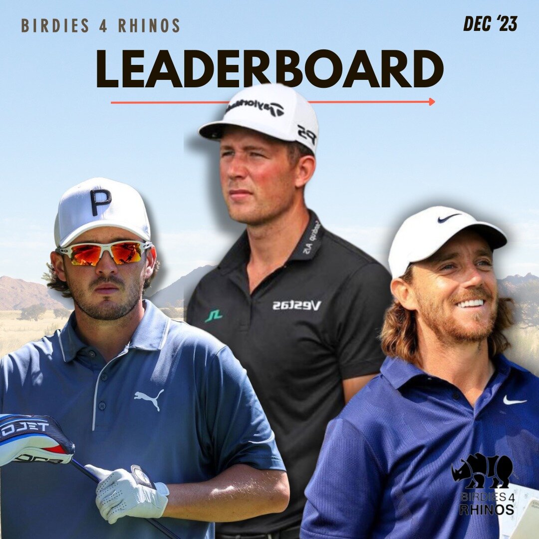 N&oslash;rgaard has taking the lead with Ferguson stepping up to 2nd and Fleetwood stepping right back into the top 3!

With the whole month of December tournaments to take into account, who is going to be number 1 for 2023????

www.birdies4rhinos.co