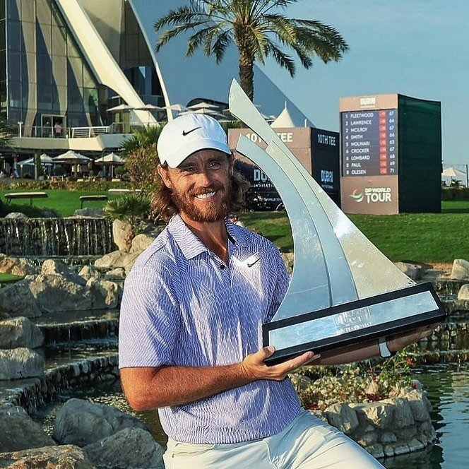 Many congrats @officialtommyfleetwood on winning the first @dpworldtour event of 2024 amazing start to the year!!

Congrats to you and Team Fleetwood!!

22 @birdies4rhinos to capture #DubaiInvitational 🏆