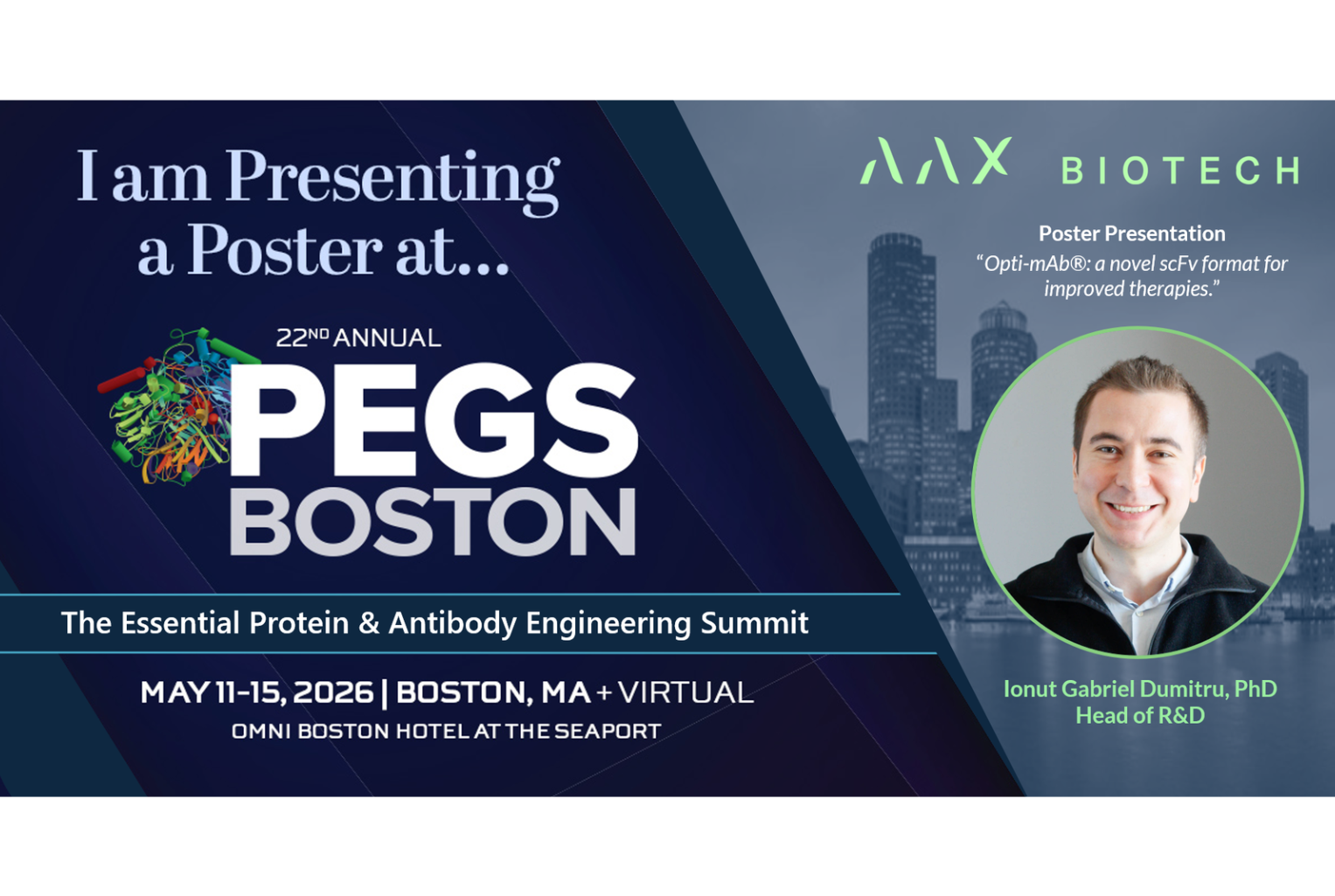 AAX Biotech to present a poster at PEGS Boston 2026