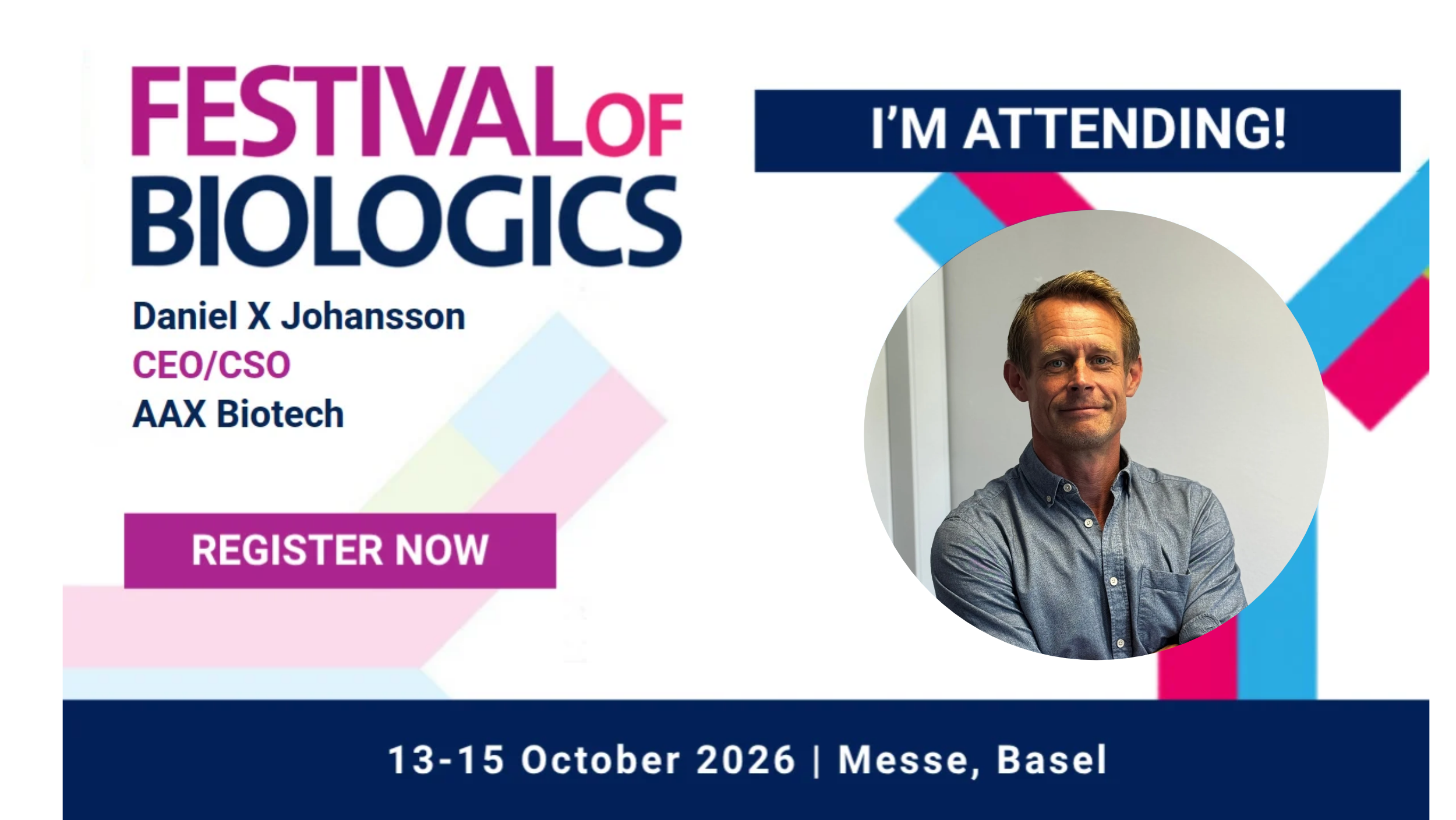 AAX Biotech will be attending Festival of Biologics 2026