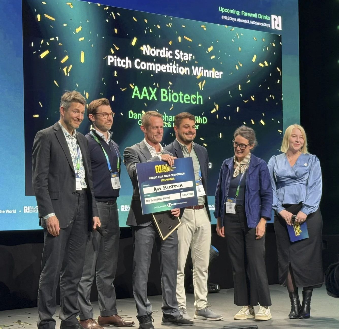 AAX Biotech Takes Home the Nordic Star Pitch Competition at NLSDays 2026