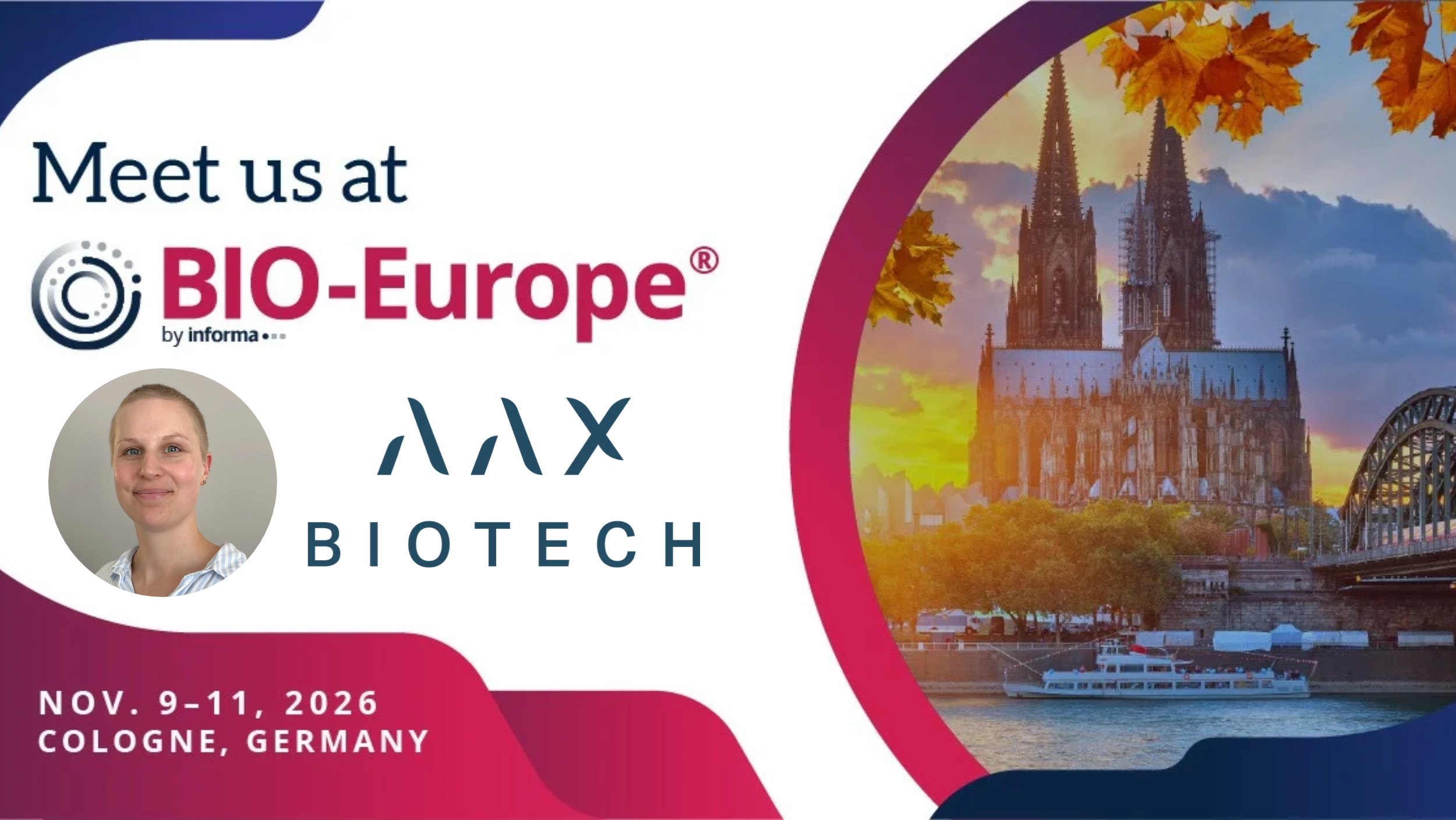 Announcement: AAX Biotech is headed to BIO-Europe