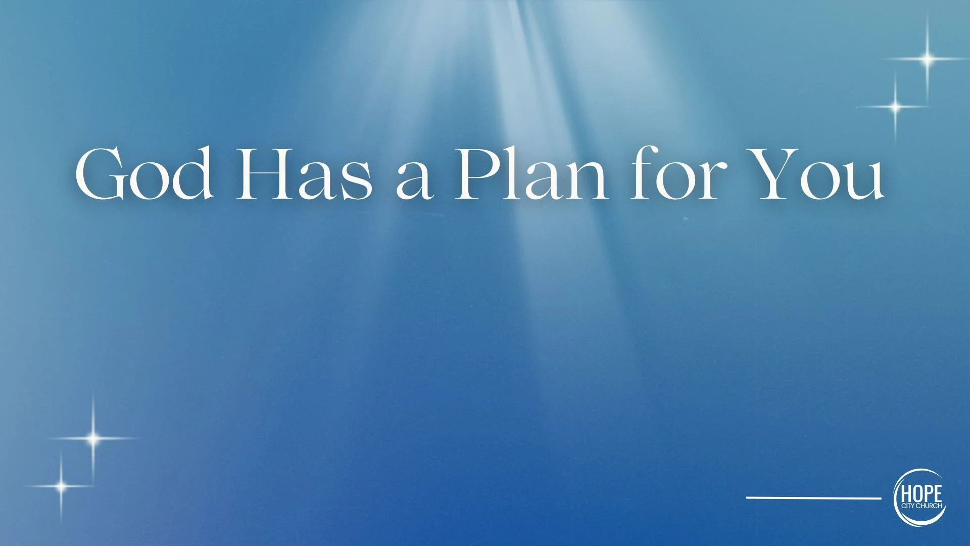 God Has a Plan for You - 12/28/25