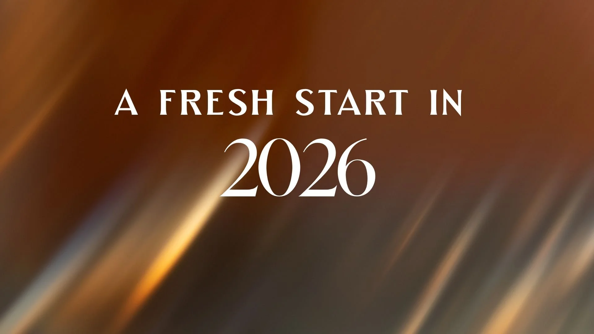 A Fresh Start in 2026 - 2/1/26