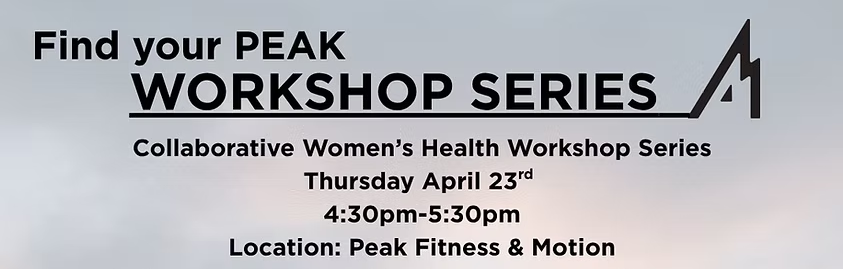 Find your Peak Workshop