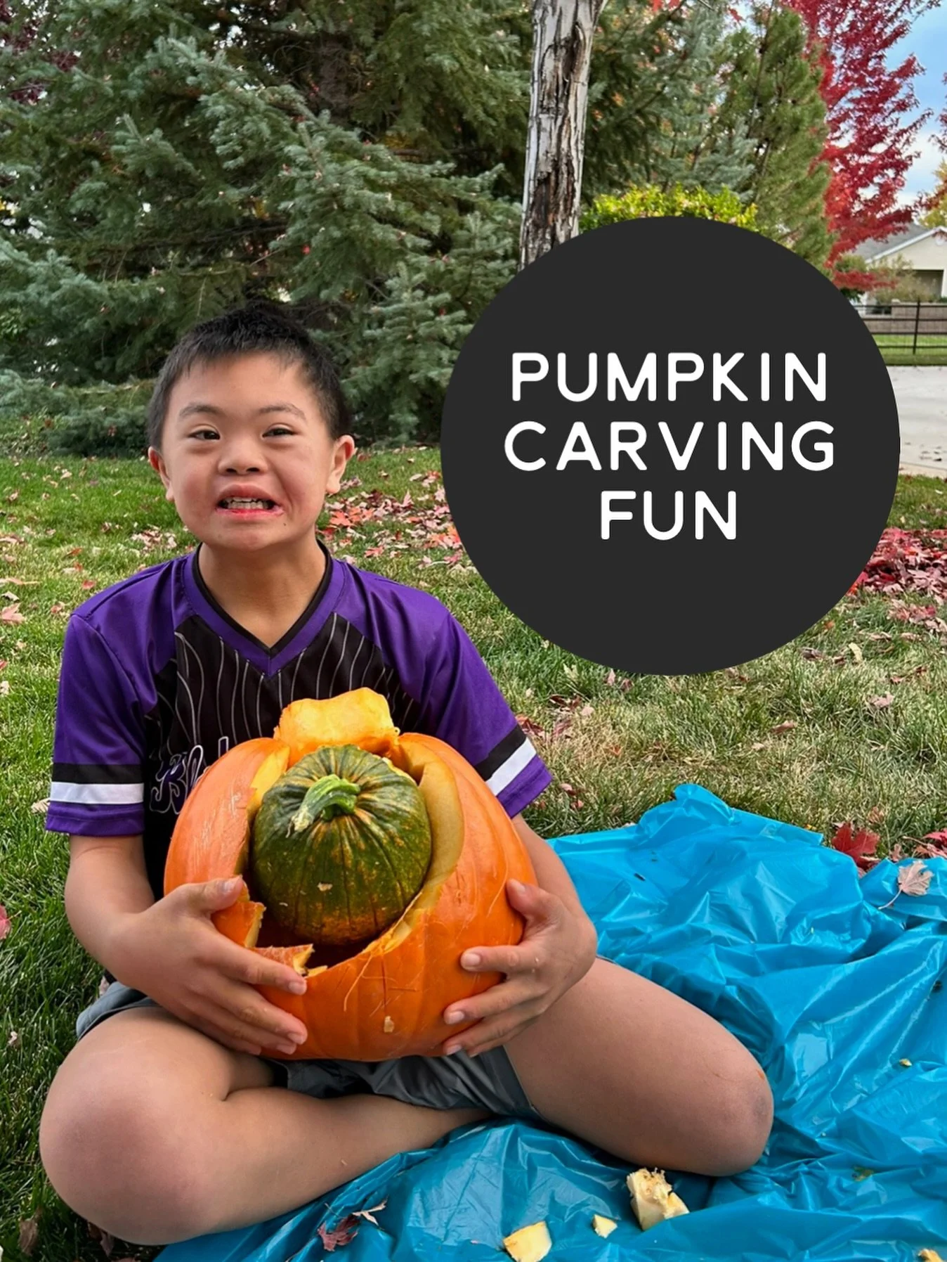 A pumpkin eating pumpkin! Drop your best pumpkin carving ideas in the comments!
