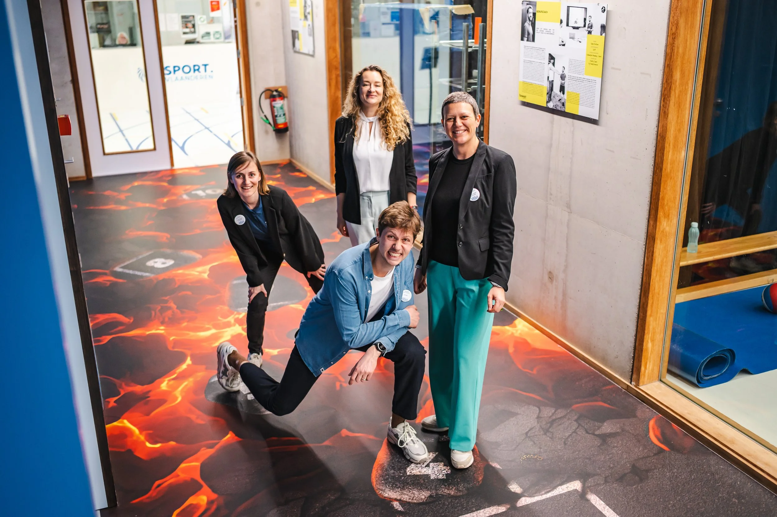 Eén jaar The Floor is Lava in de Sportstraat: een vloer die aanzet tot bewegen
