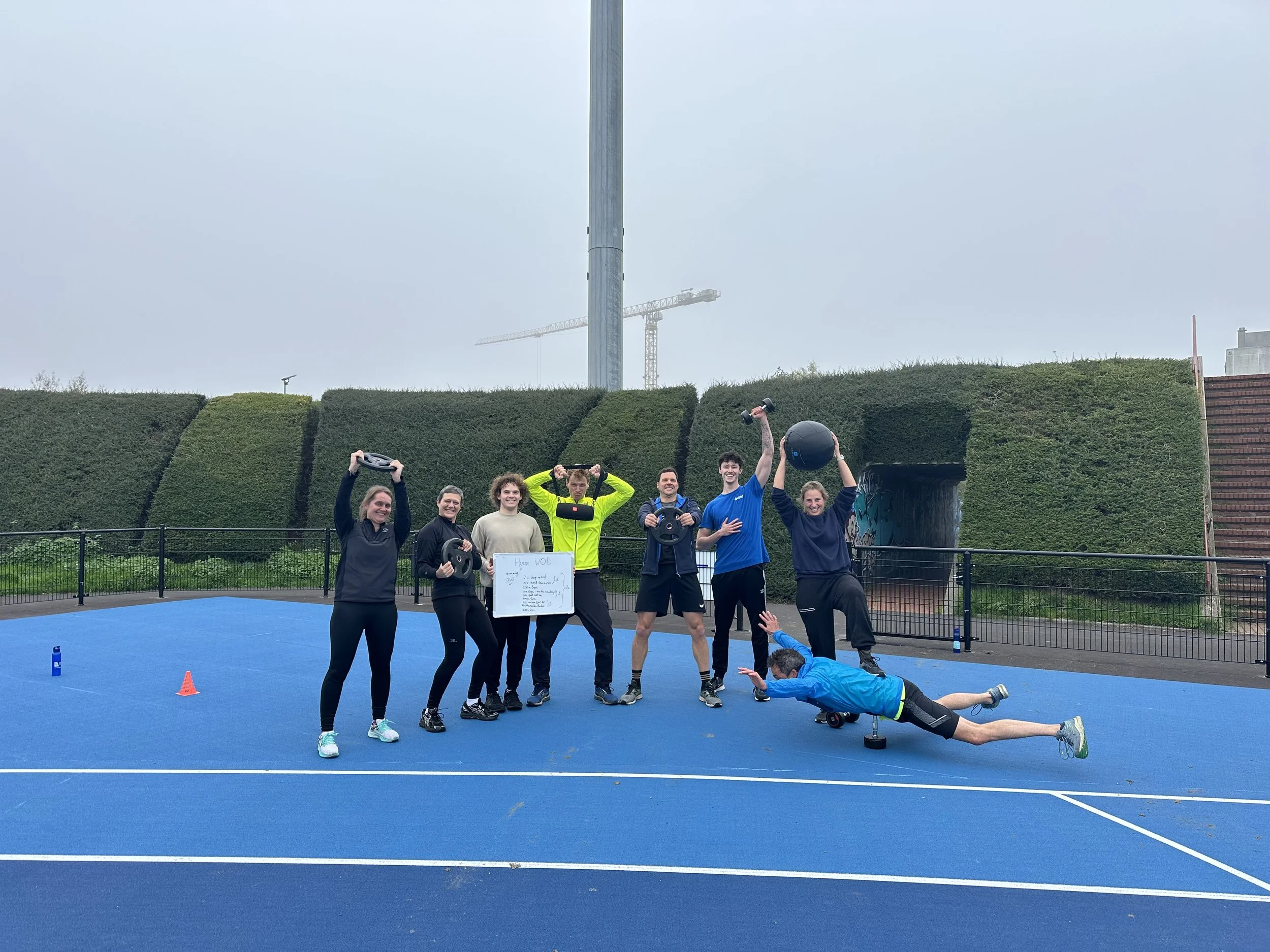 Hyrox workout met Howest en Sport Vlaanderen