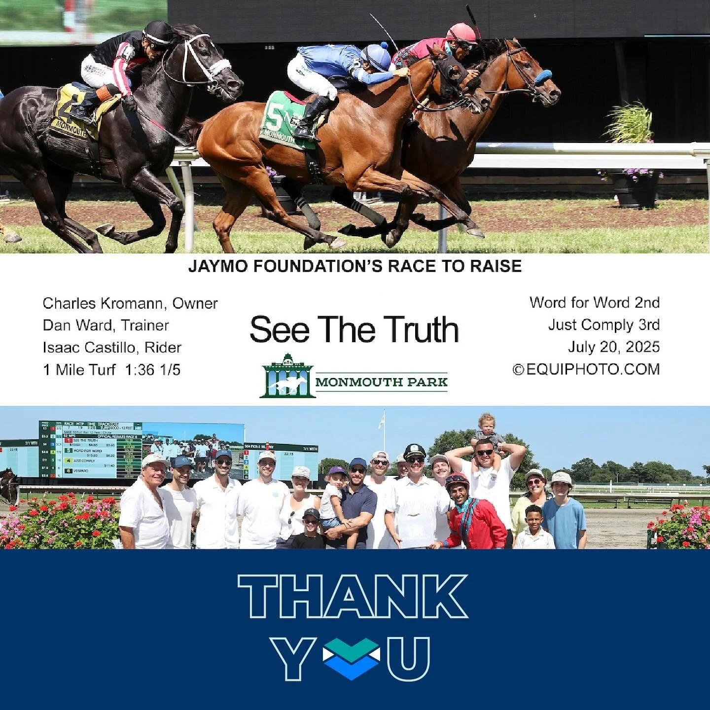 💛🏇Still reeling from The 2nd Annual Jaymo Stakes: Race to Raise! It was a beautiful celebration of community, hope, and giving back.

To everyone who showed up, showed out, and showed heart, thank you! To our incredible volunteers and the amazing t