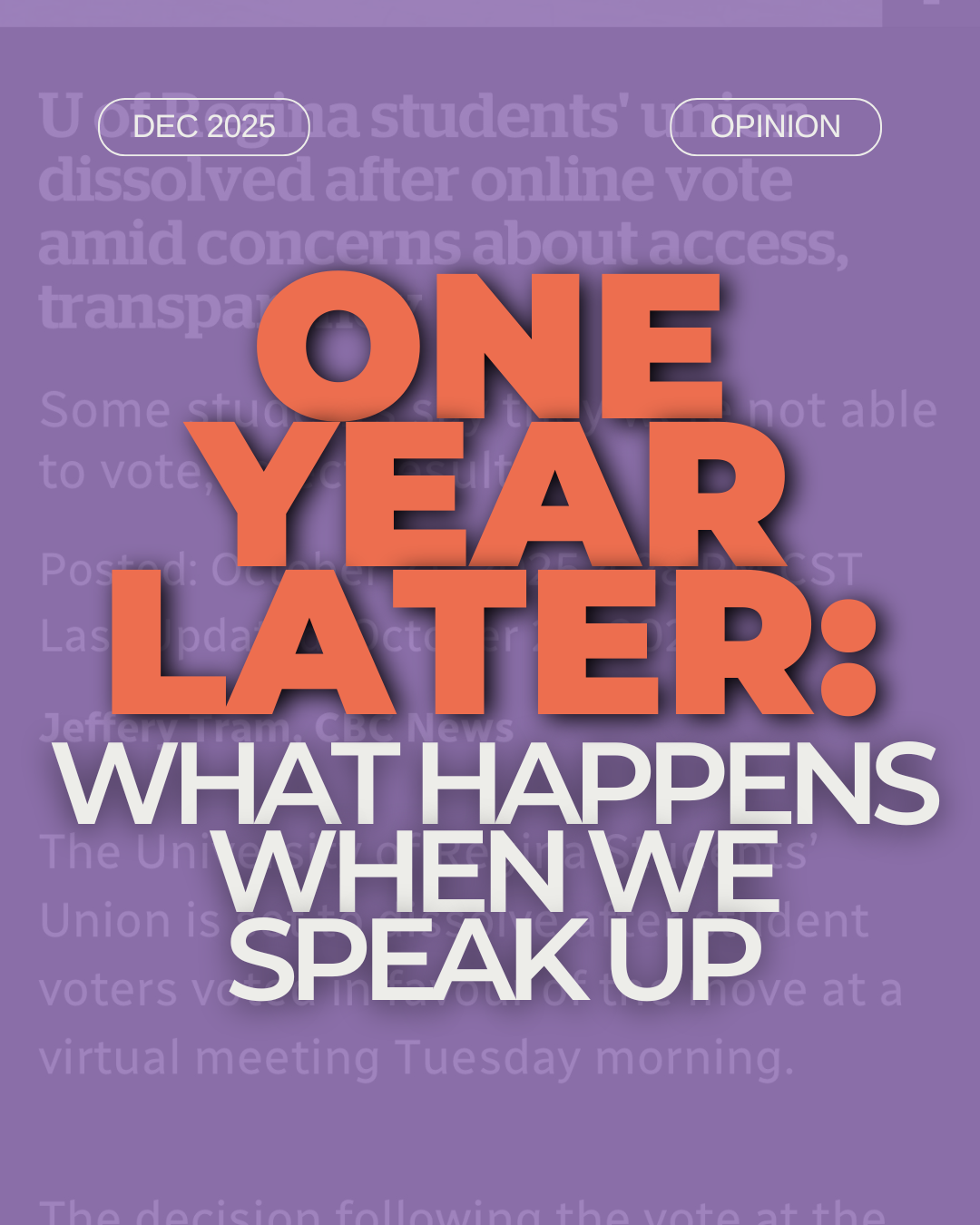 One Year Later: What Happens When We Speak Up