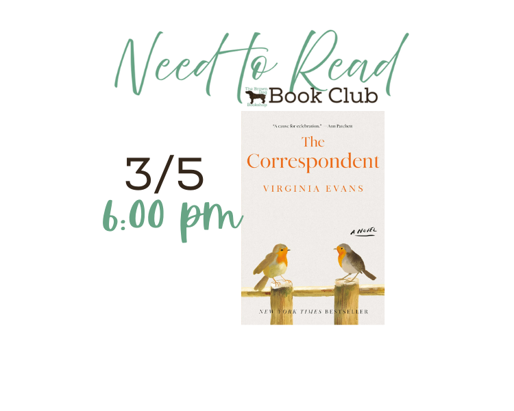 Need to Read Book Club March