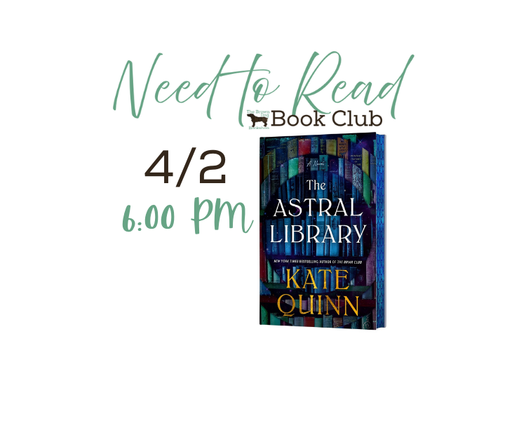 Need to Read Book Club - April