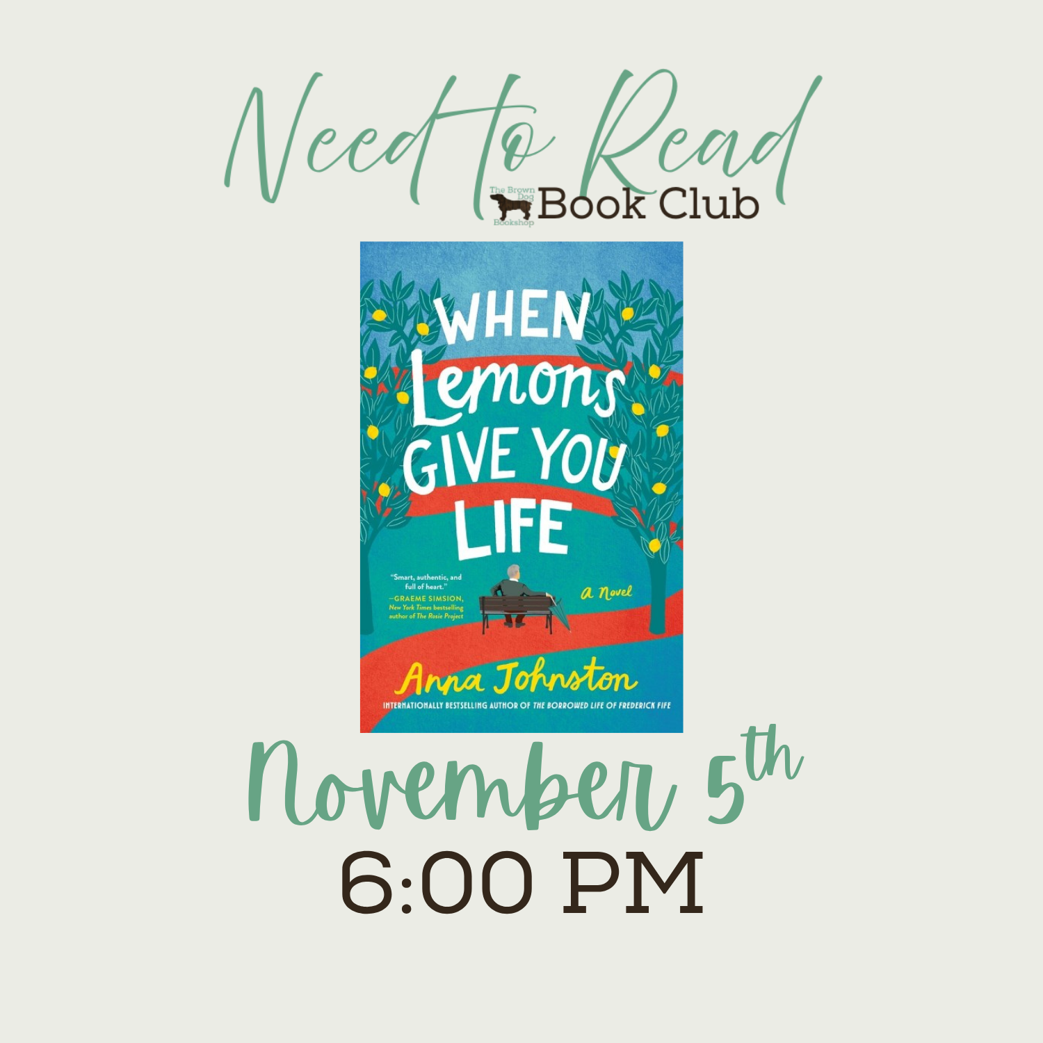 Need To Read Book Club-November
