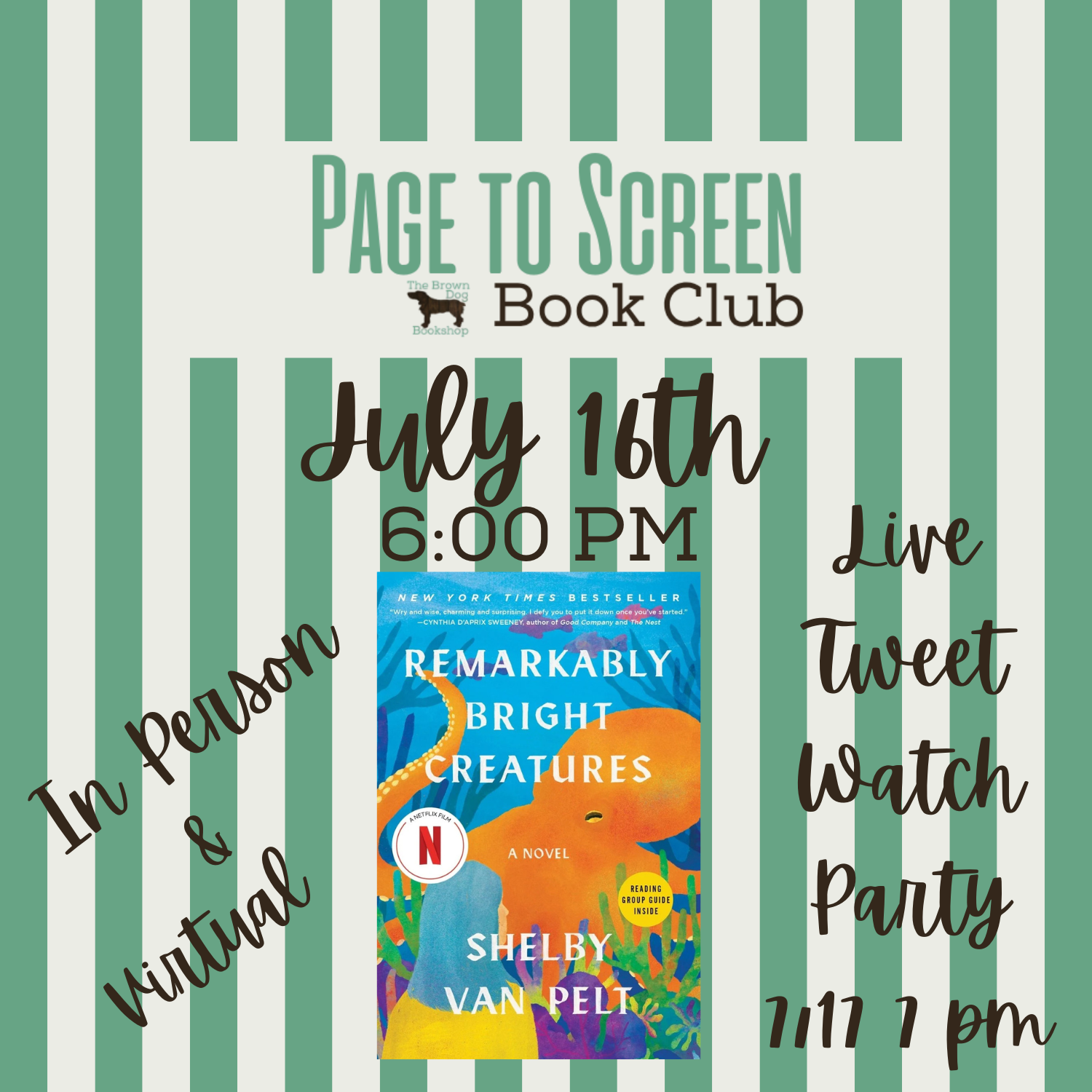 Page to Screen Book Club