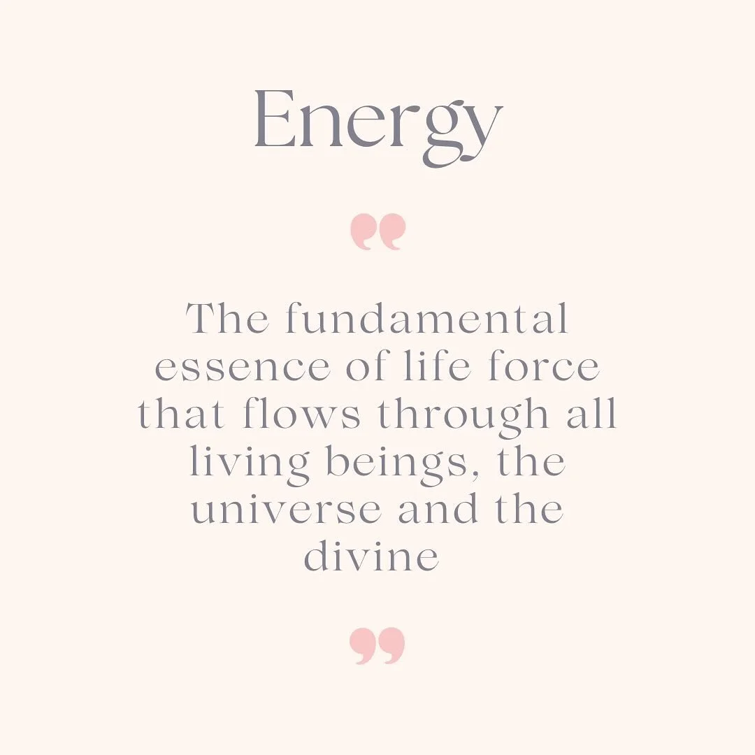 &bull; E &bull; N &bull;E &bull; R &bull; G &bull; Y &bull; 

Everything &hellip; yes EVERYTHING on this earth is made of energy 

Through the spiritual senses of energy it is not only a force but a reflection of interconnectedness and divine intelli