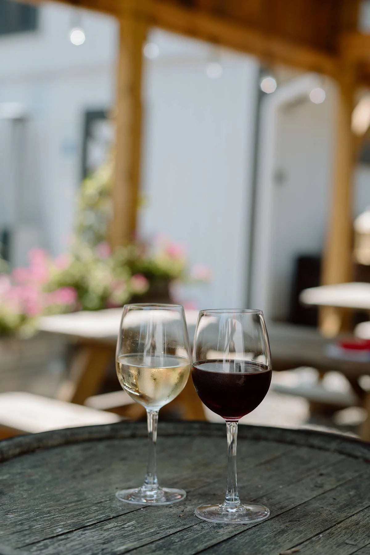 Wine at Stoney J's Winery in Cumming, Georgia