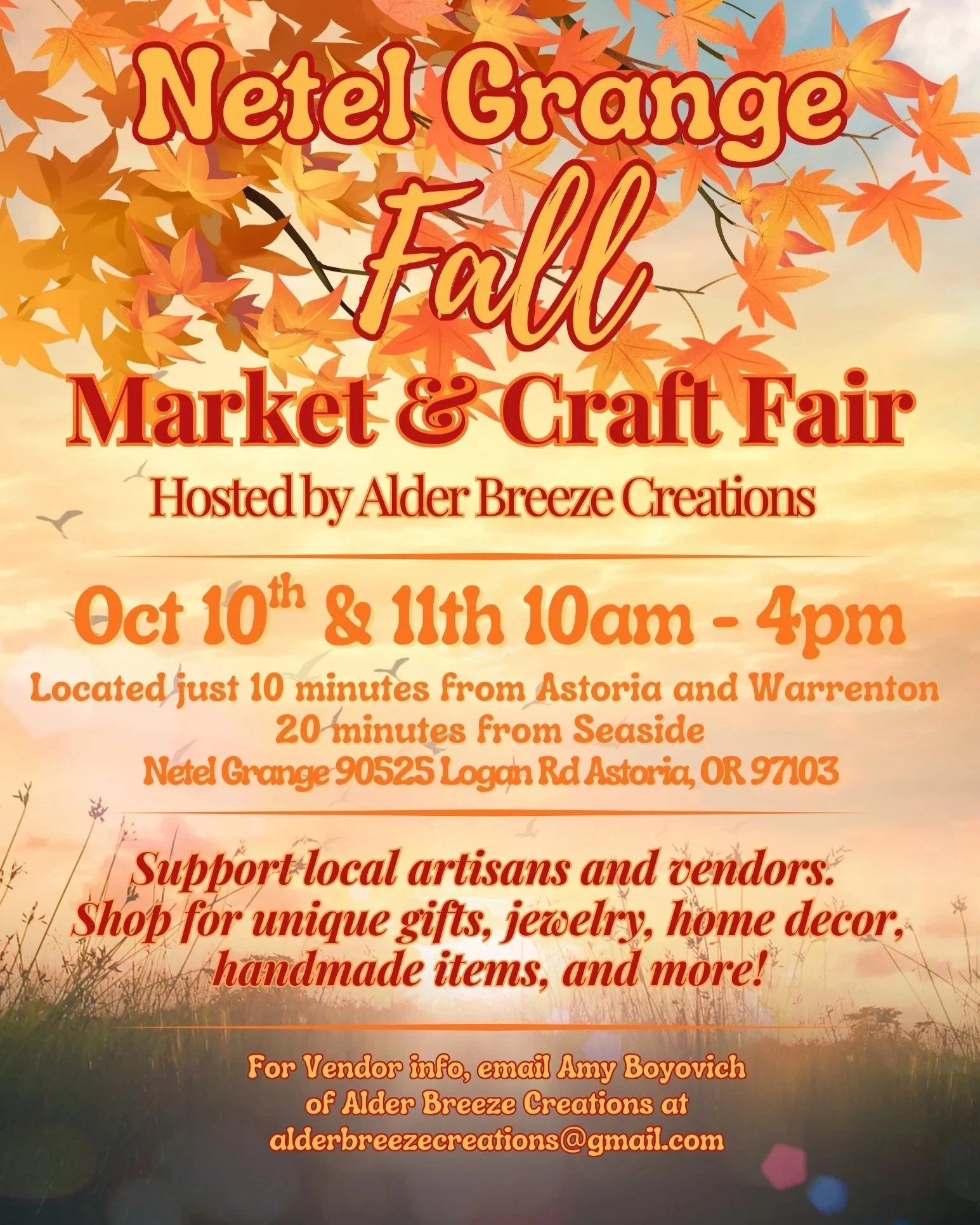 Fall Market and Craft Fair