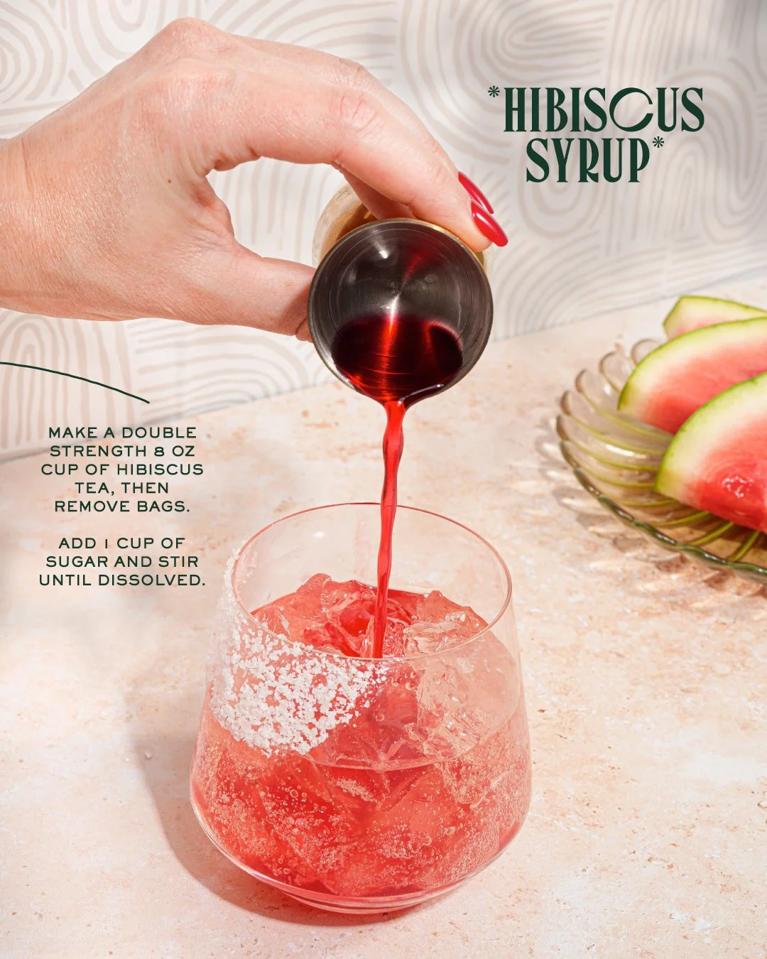 Presenting our Watermelon Gin two ways: the Blushing Bubbly and Salty Frizzanti. Perfectly refreshing on a hot summer's day, just add the ingredients to a wine glass with ice and stir briskly. Top with your garnishes and enjoy!