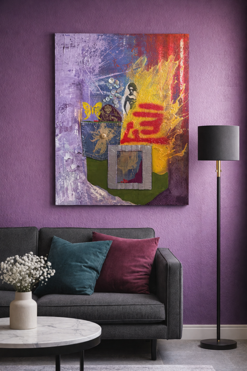 'Pocket Full of Sunshine' Mixed Media