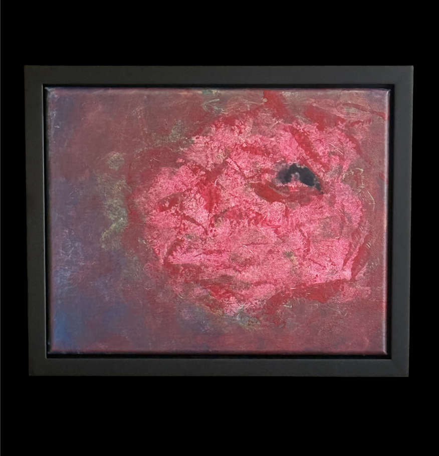 The Rose That Watches Acrylic Painting