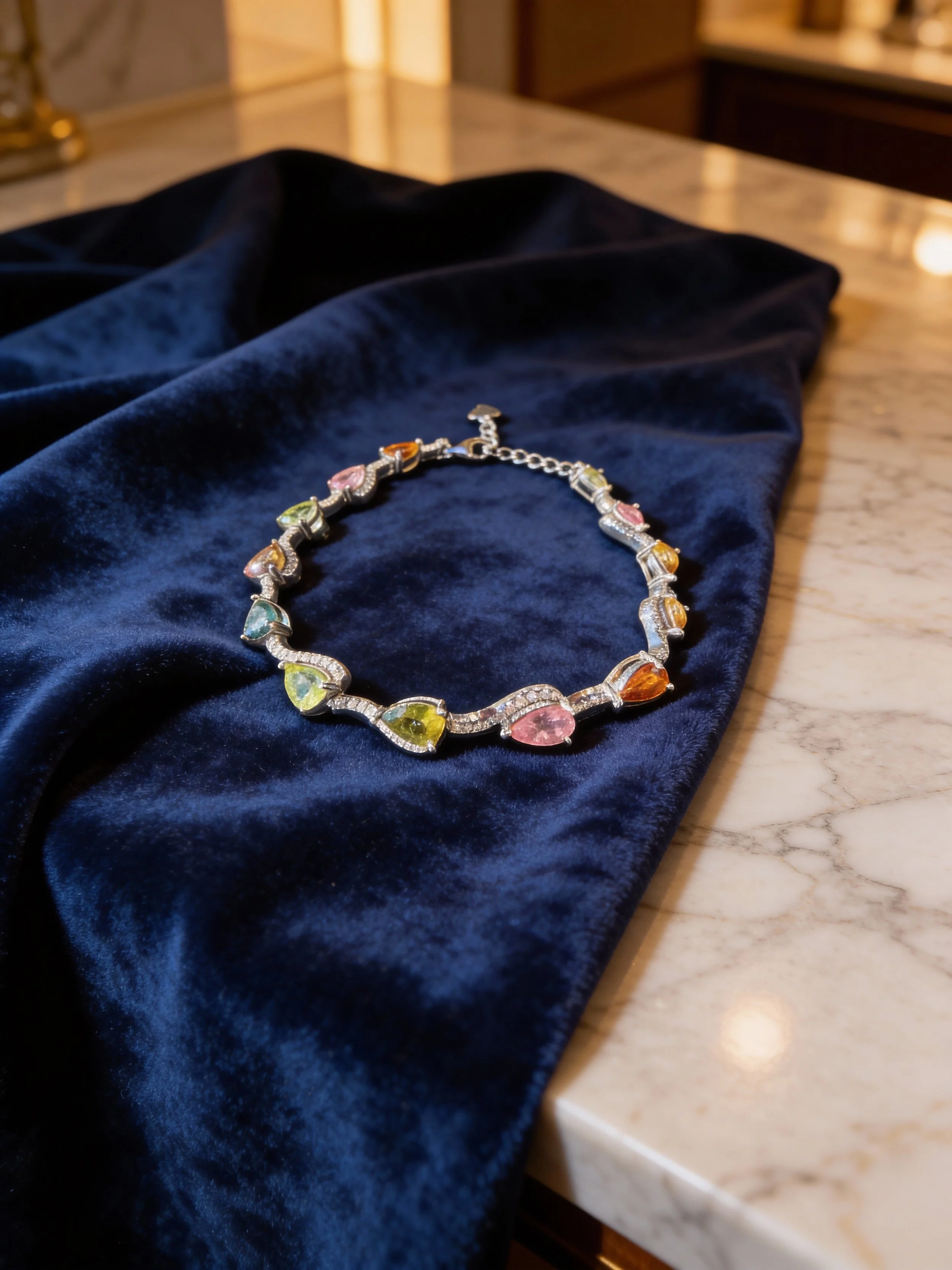 Ginger Gemstone Bracelet