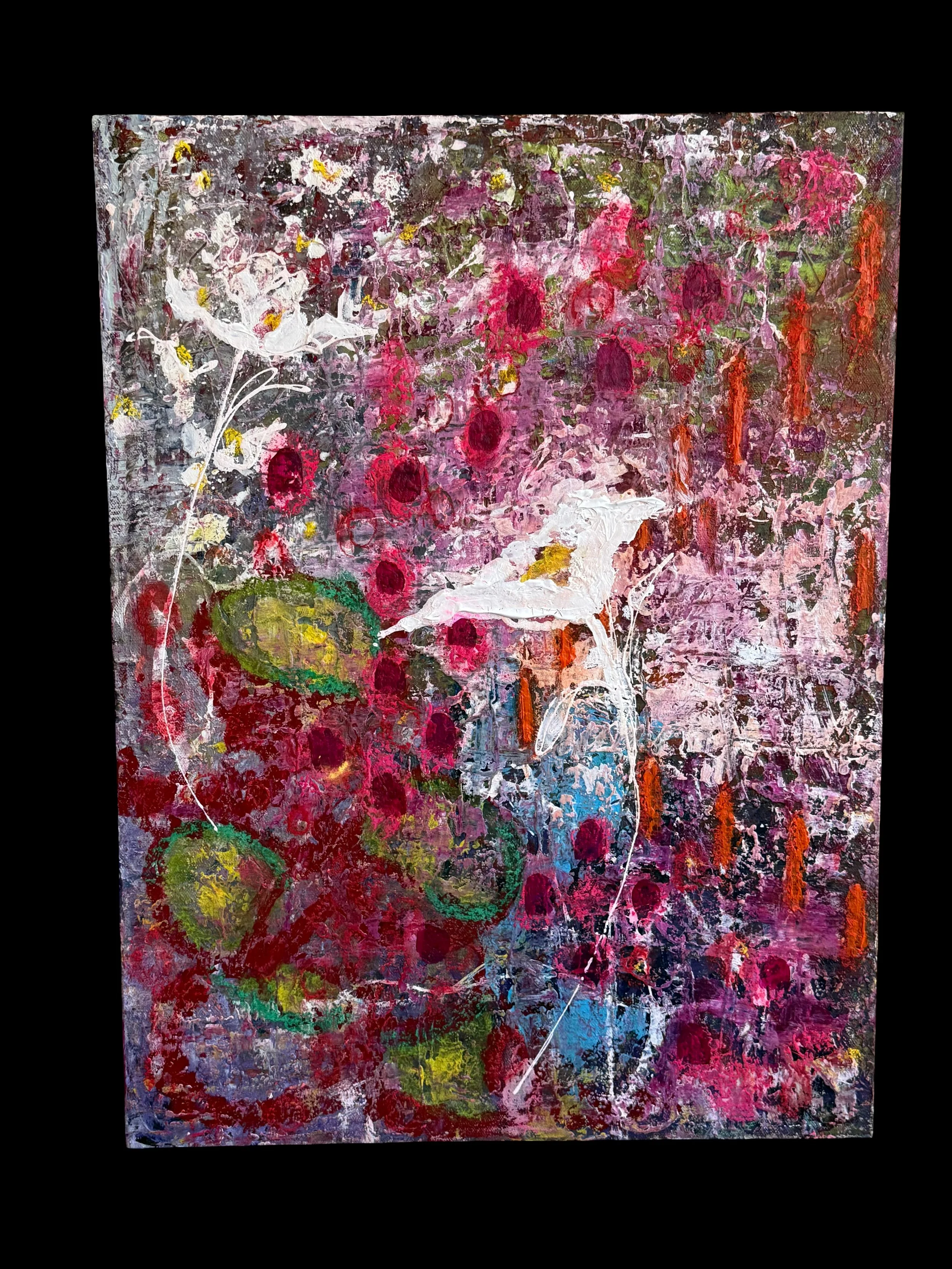 Wild Wishes Acrylic and Pastels