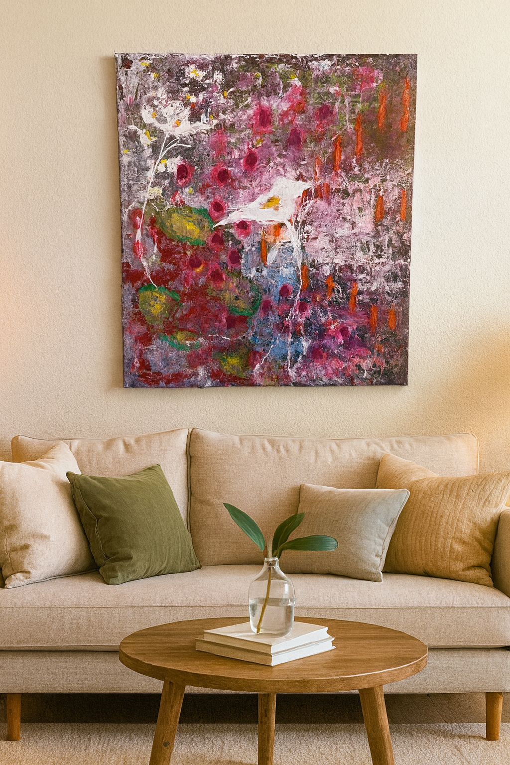 'Wild Wishes' Acrylic and Pastels