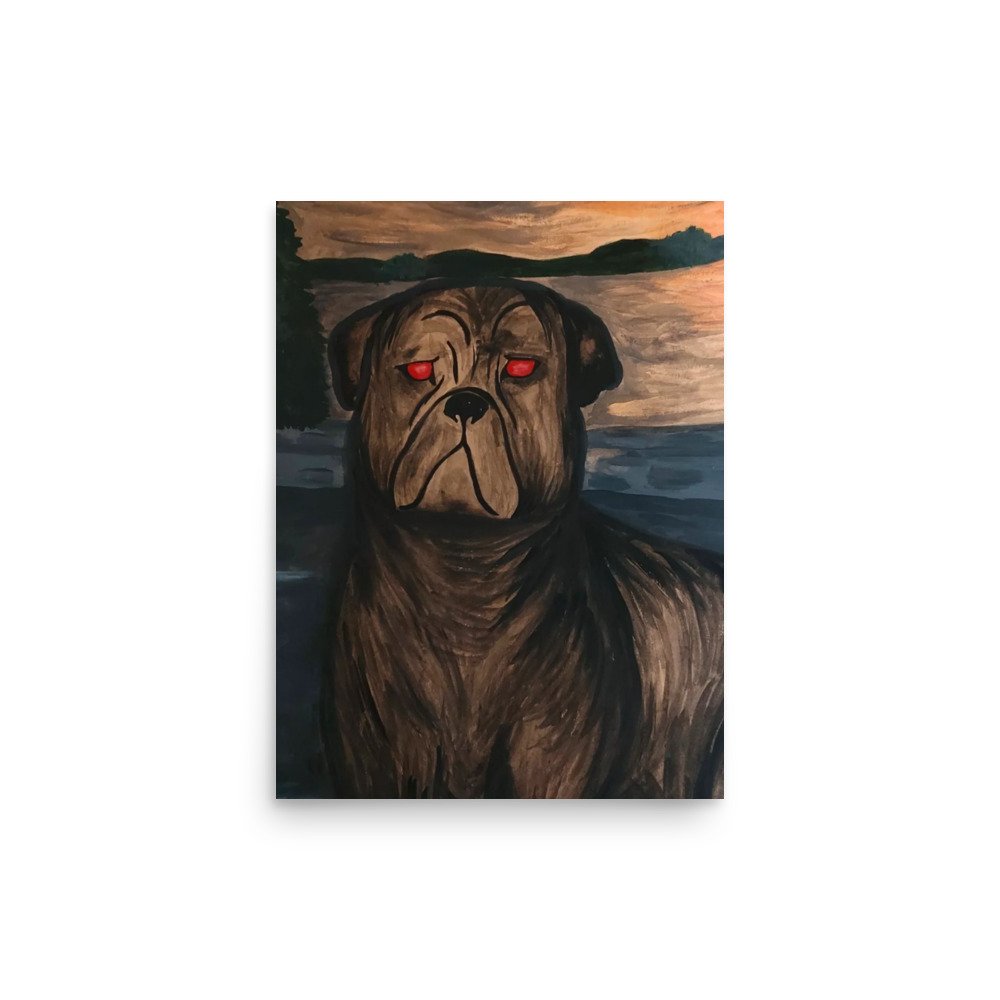 Lancashire Dark Shuck Print