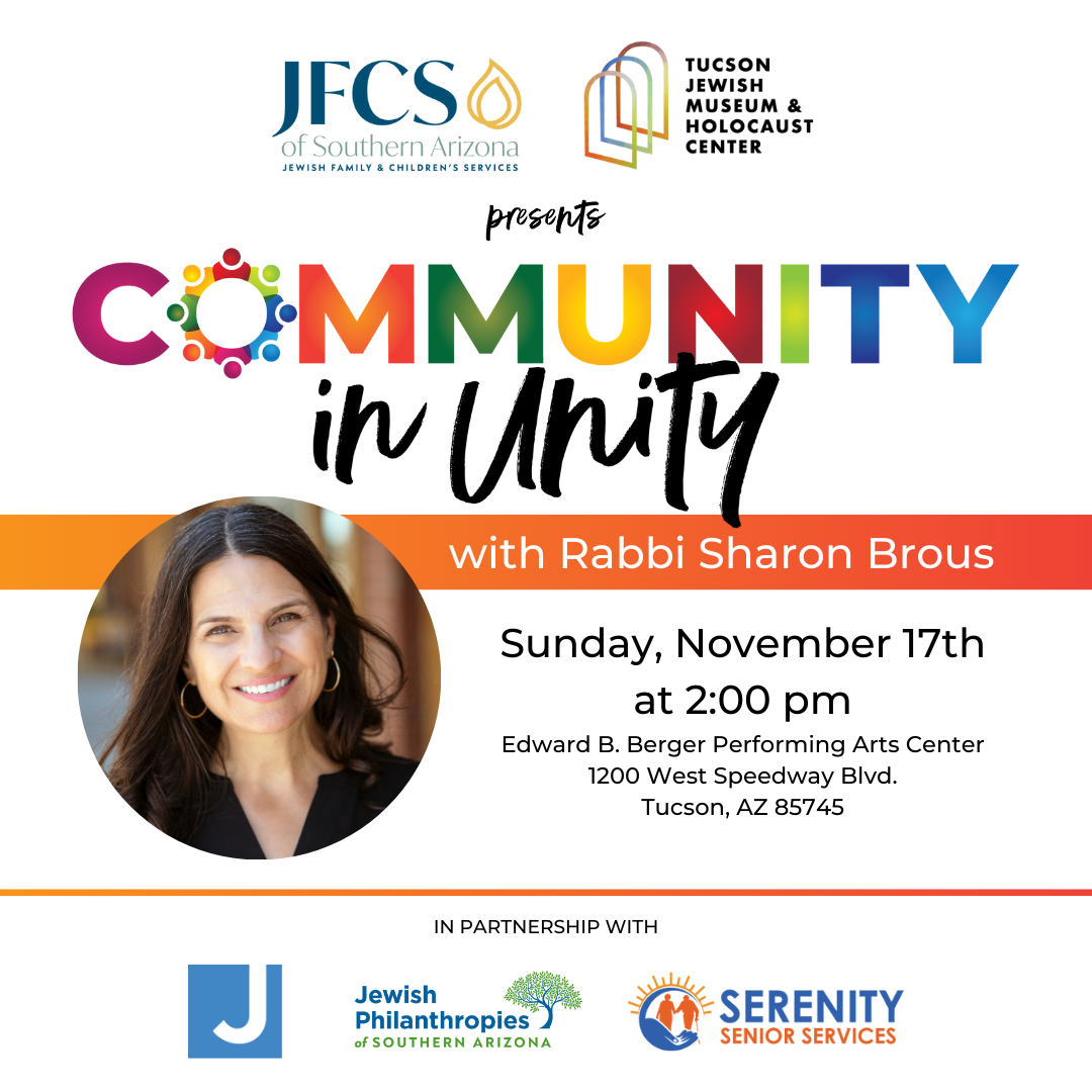 Community in Unity featuring Rabbi Sharon Brous