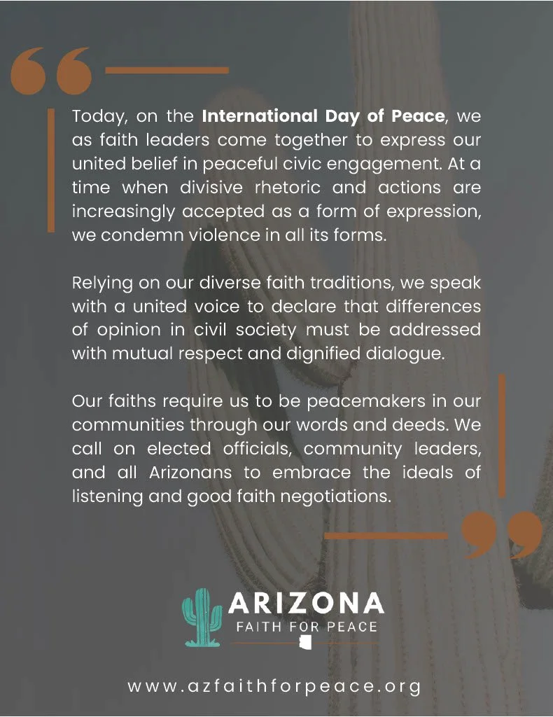 Arizona Faith for Peace Campaign