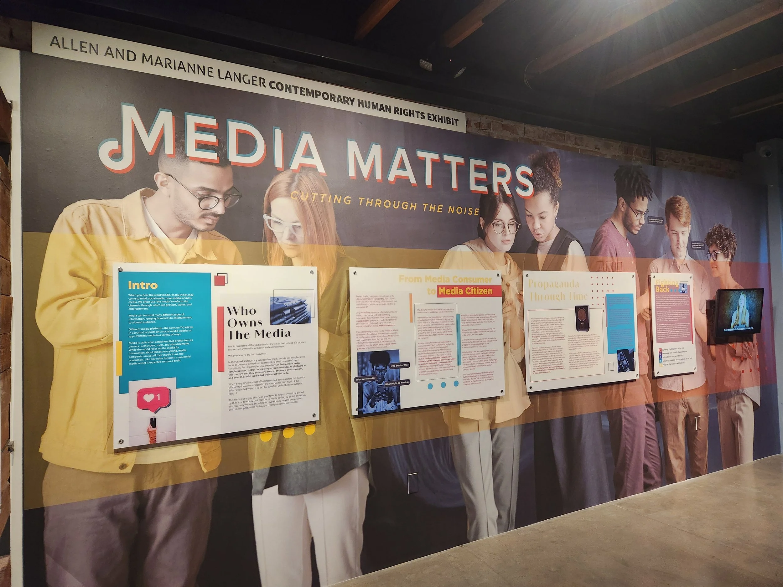 “Media Matters: Cutting Through the Noise” Opening