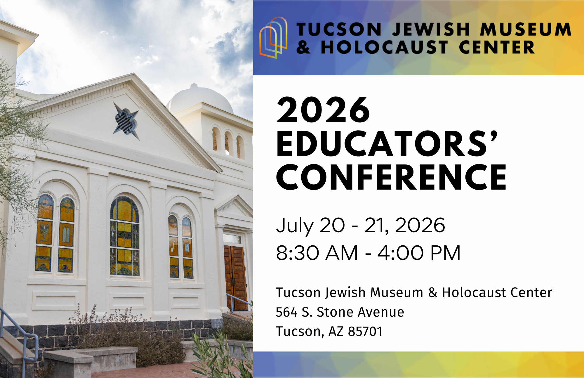 2026 TJMHC Educators’ Conference