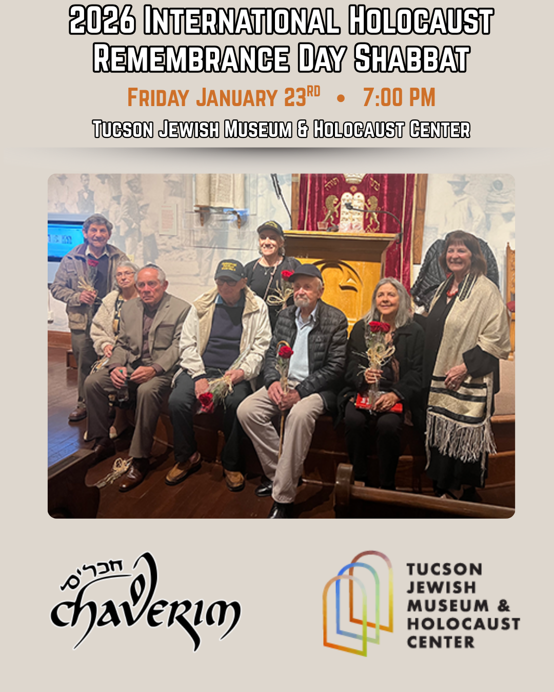 2026 International Holocaust Remembrance Day Shabbat — Tucson Jewish ...
