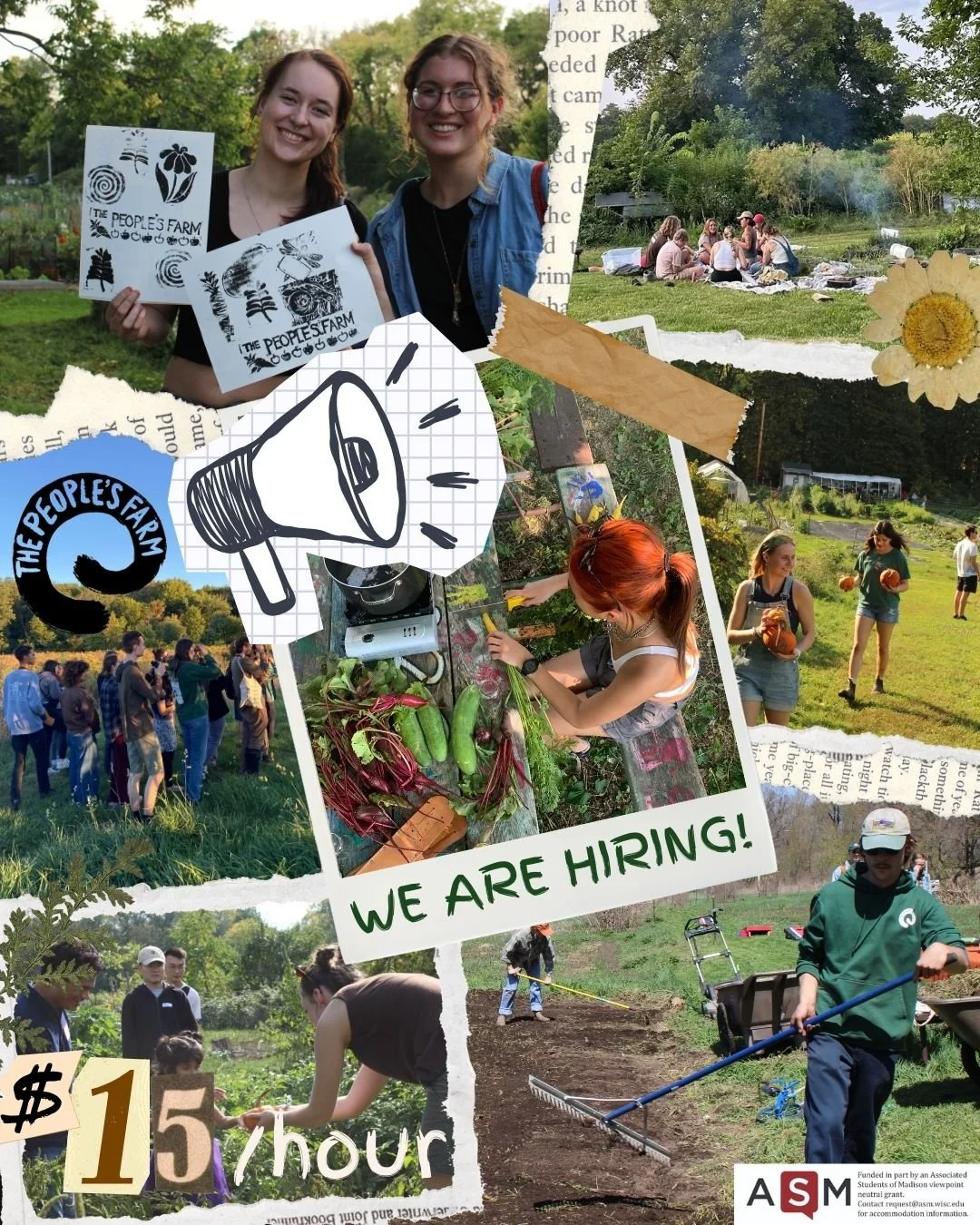 Interested in sustainable agriculture? Join our team!! Four positions available. Must be in Madison for the summer leading into 2026-27 school year. Application and full job descriptions at link in bio!

Positions available:
Farm Director (2) 🌽
Urba