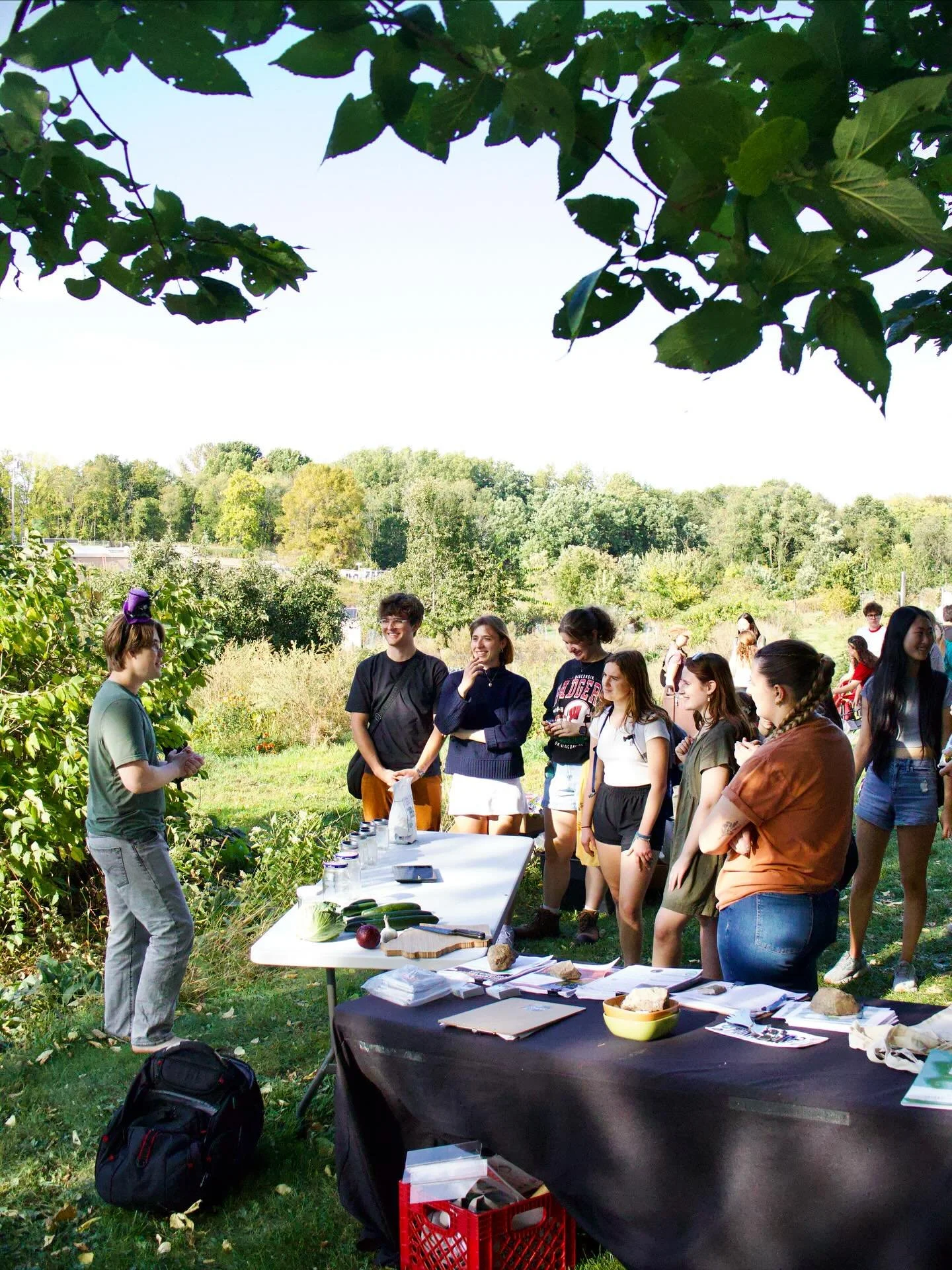 Missed our pickling workshop at harvest fest? Come to our next one this Tuesday at 5:30 in the SAC.
