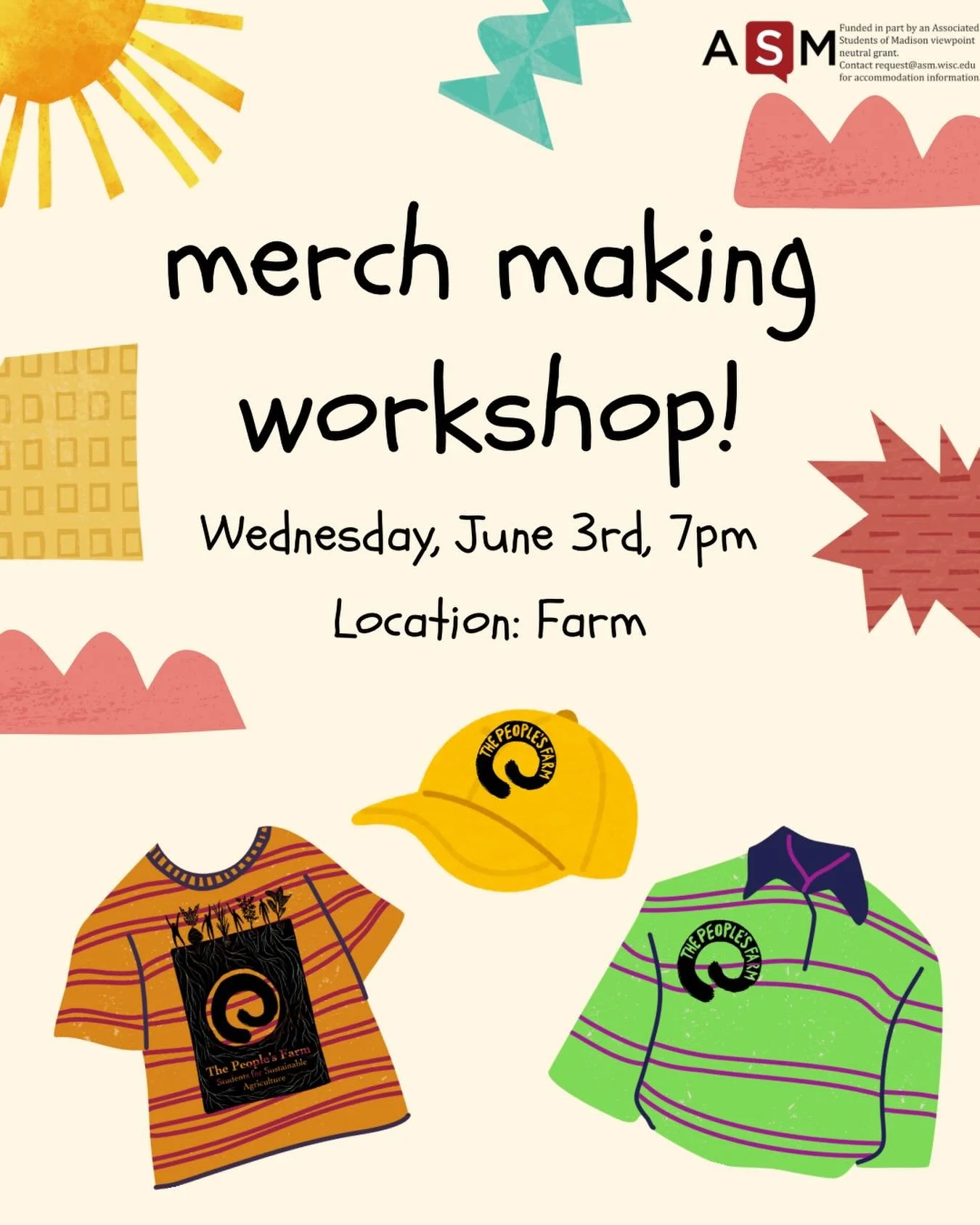 block print your own merch! BYO blanks if you want to upcycle what you already have, otherwise, secondhand blank options are provided. 🌱👕
