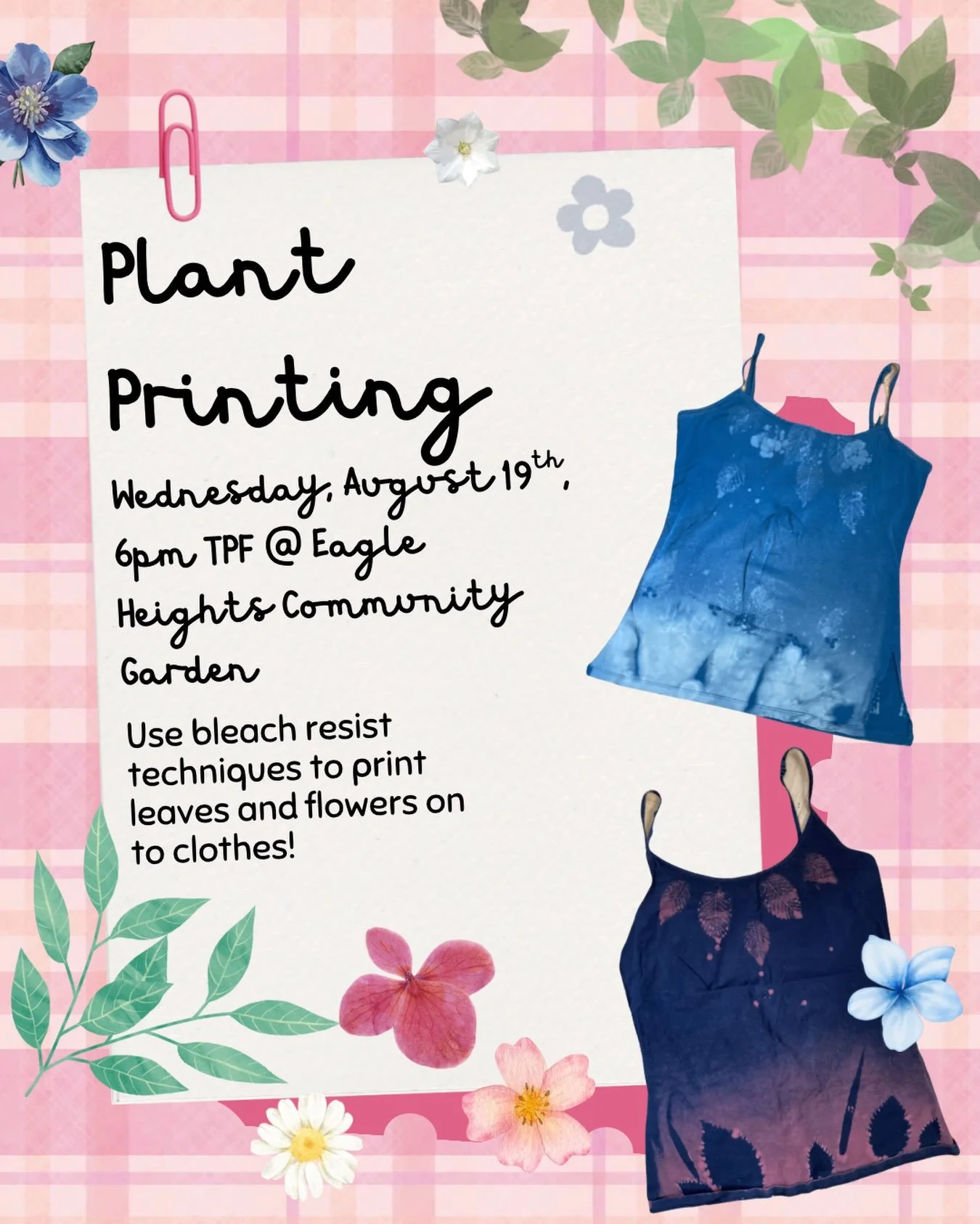 jazz up your own clothes or use ours!