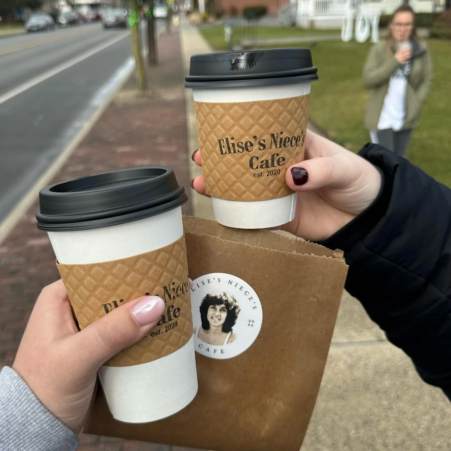 happy new year to all ✨🥂 we stopped in at Elise&rsquo;s Neices before the new year for some delish coffee and treats! we will def be keeping this place on our list of coffee shops this year. they also are connected to an antique shop, so you can sip