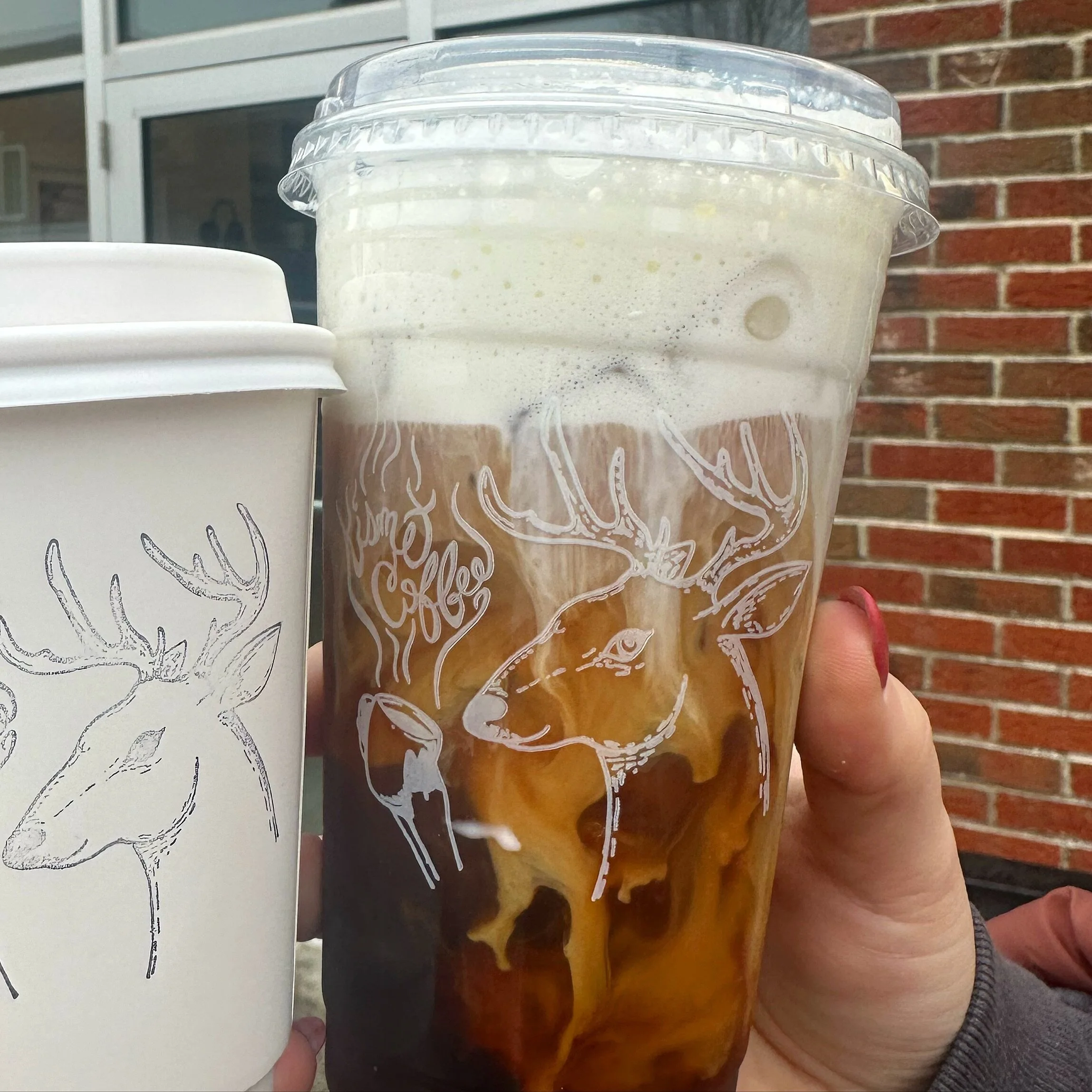 ☕️ bayshore @kismetcoffeecompany 

stopped by kismet for a mocha coconut latte and a vanilla sweet cream cold foam 🫶🏼 we can&rsquo;t wait for summer to start stopping by the fire island location of @kismetcoffeecompany 🤍