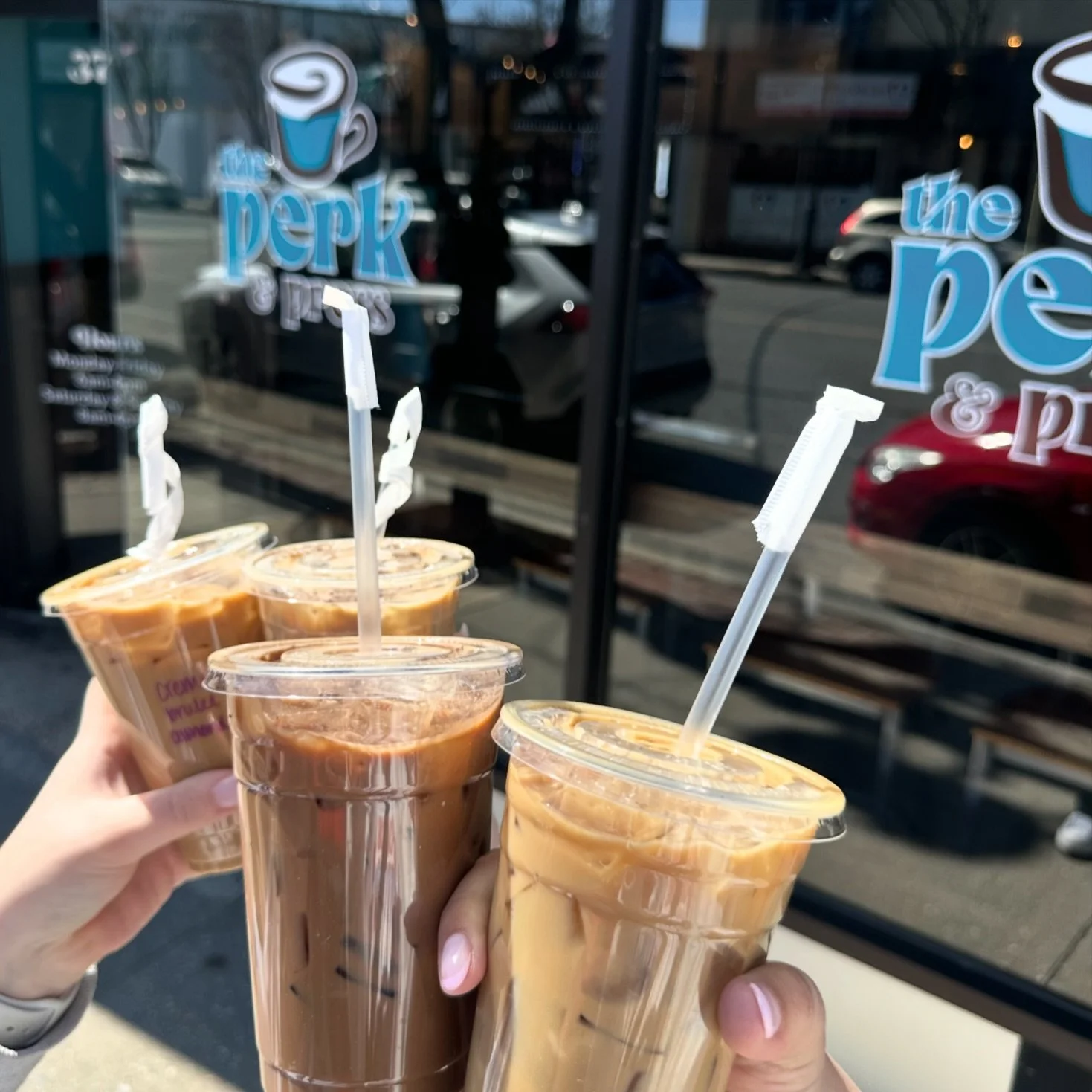 as you all most likely know, @massapequa.perk is one of our favorite local brews. we got to stop by there new location @theperkandpress and it does not disappoint! we can&rsquo;t wait to stop back in for more than coffee 👀☕️