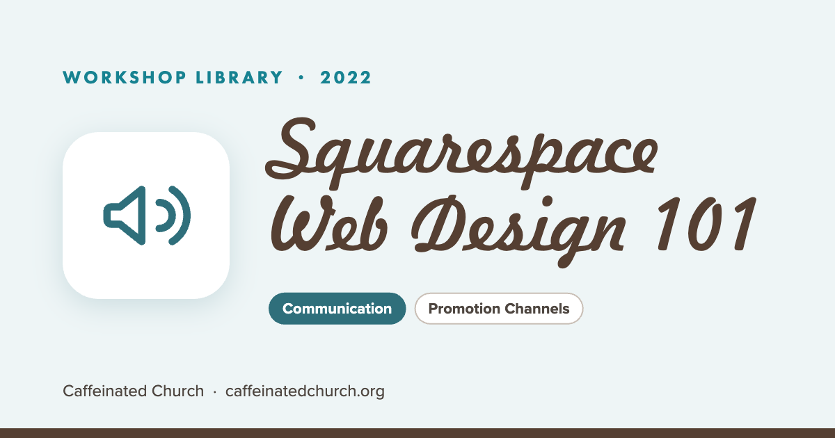 Squarespace Web Design 101