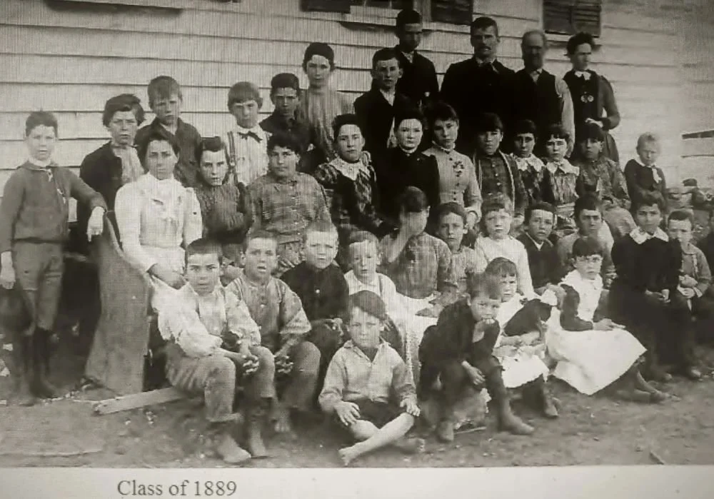 old black and white photo of  childrenn