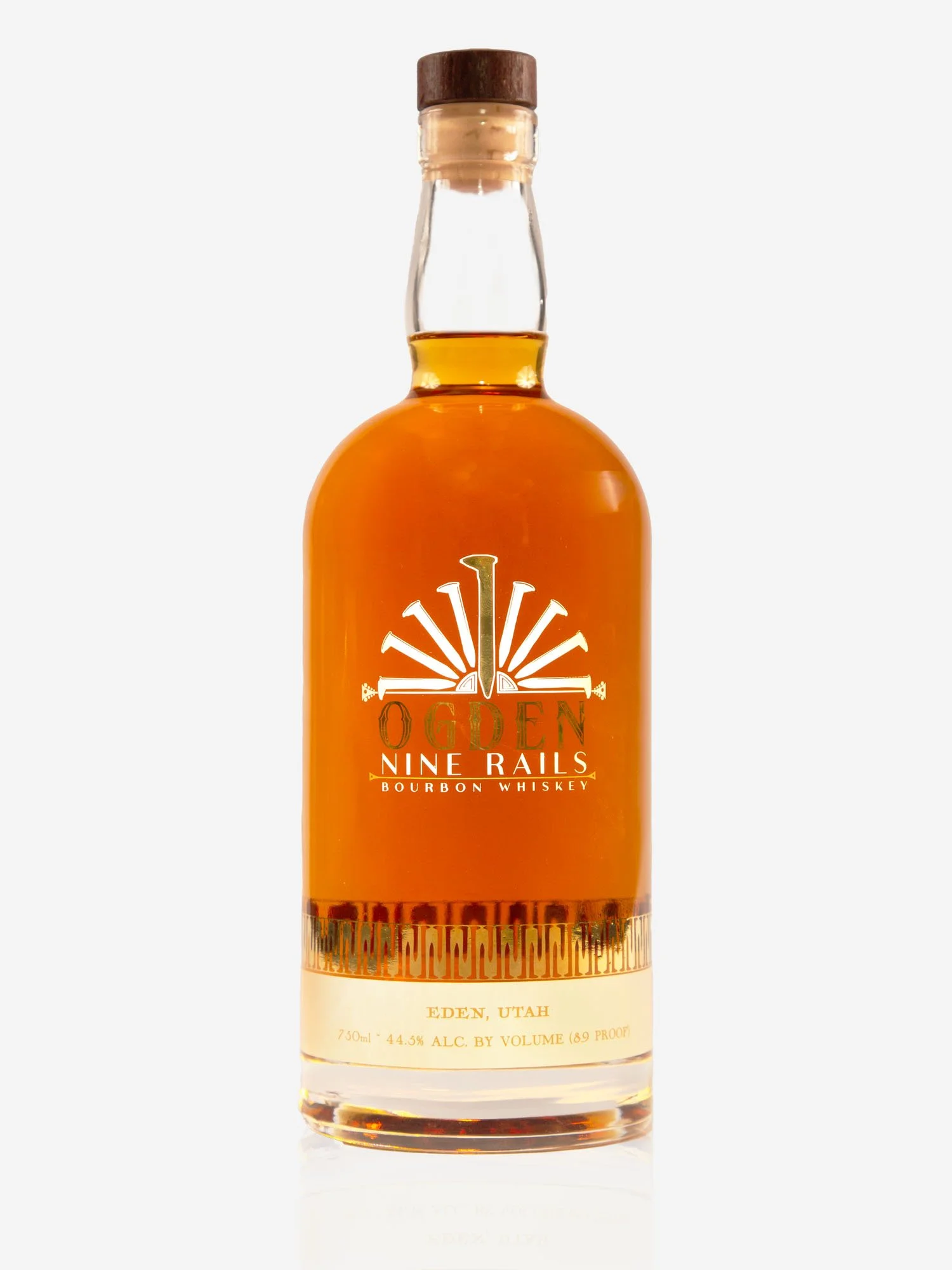 New World Distillery's Ogden Nine Rails Bourbon handcrafted in Eden, Utah