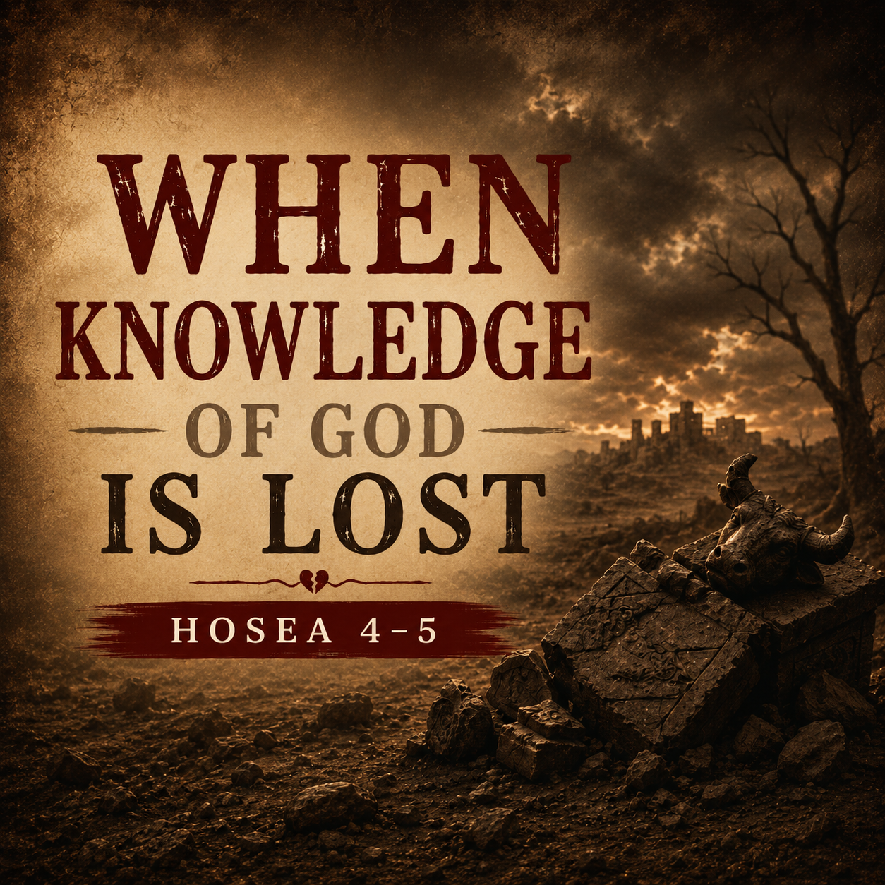 When Knowledge of God Is Lost (Hosea 4–5)