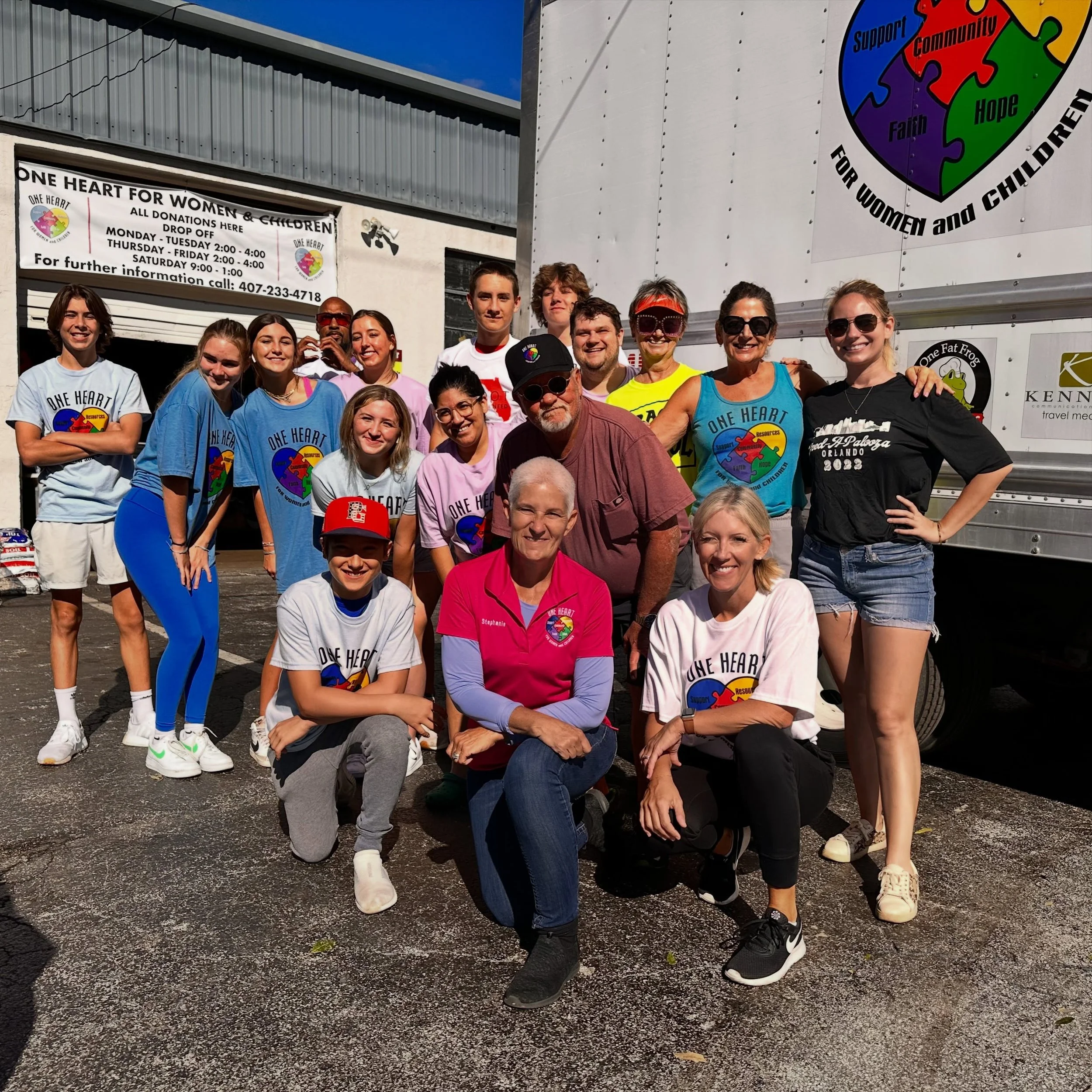 Our volunteers are the HEART of One Heart. ❤️

Every box packed, every family welcomed, every meal shared, and every moment of hope is made possible by people who believe in showing up for their community.

But being part of the heartbeat doesn&rsquo