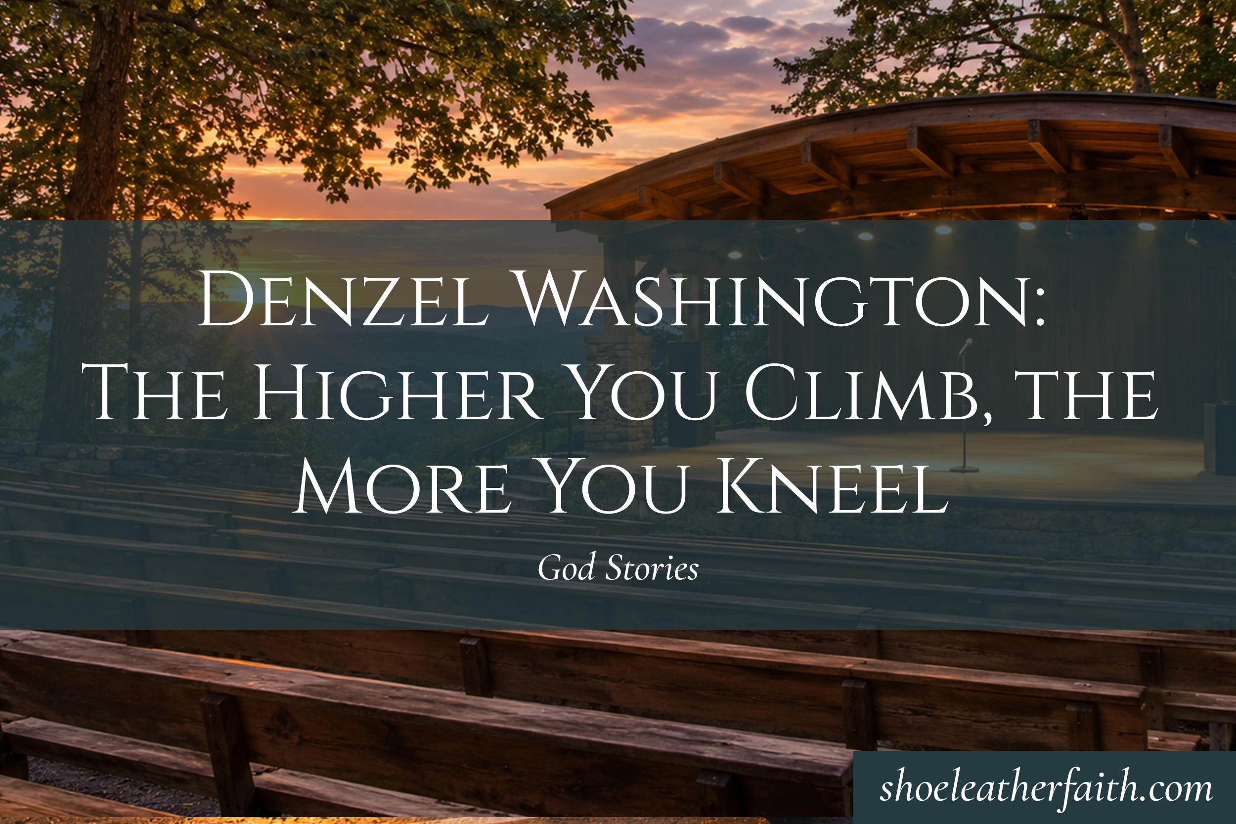 Denzel Washington: The Higher You Climb, the More You Kneel