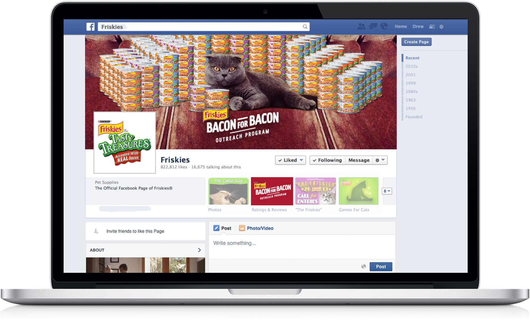 Social campaign driving awareness through sharing