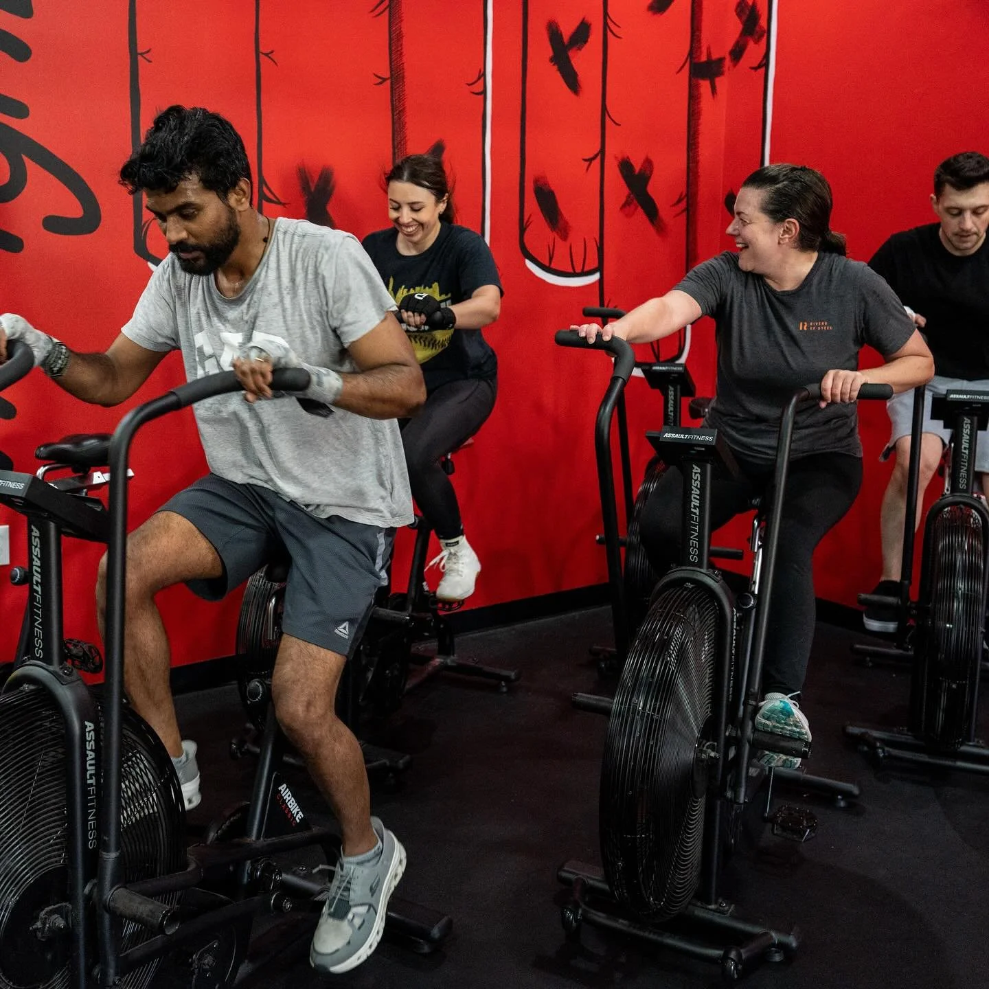 Love or hate them, they are good for you. 
#bike #assualtbike #hiitworkout #conditionning
