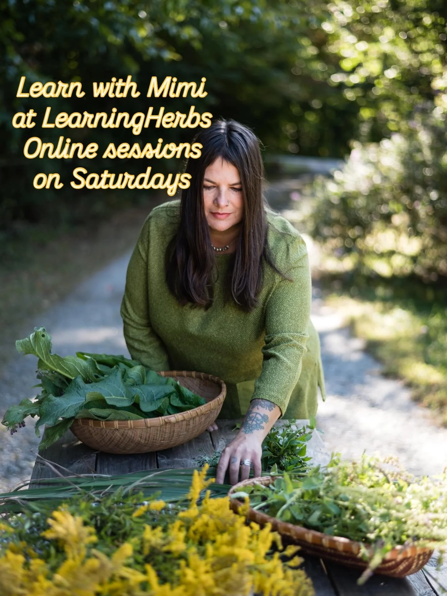 Join me on Saturdays inside HerbMentor as we walk through the new Folk Herbalism course. 🌿

We&rsquo;ll also explore what&rsquo;s in bloom, what&rsquo;s in our kitchens this spring, and dive into some of the most meaningful pieces of the LearningHer